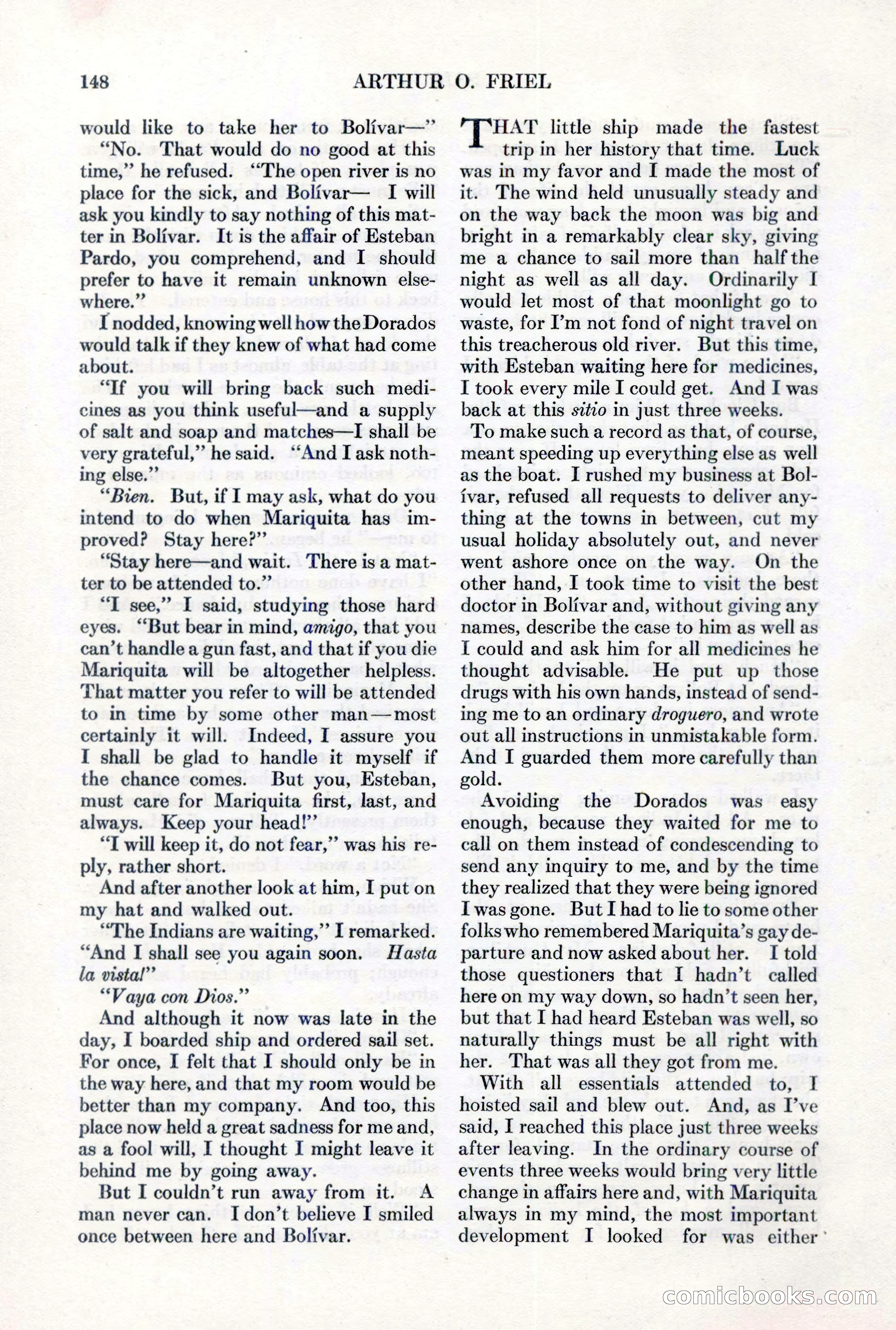 Adventure, February 1, 1927 — page 156 of 226