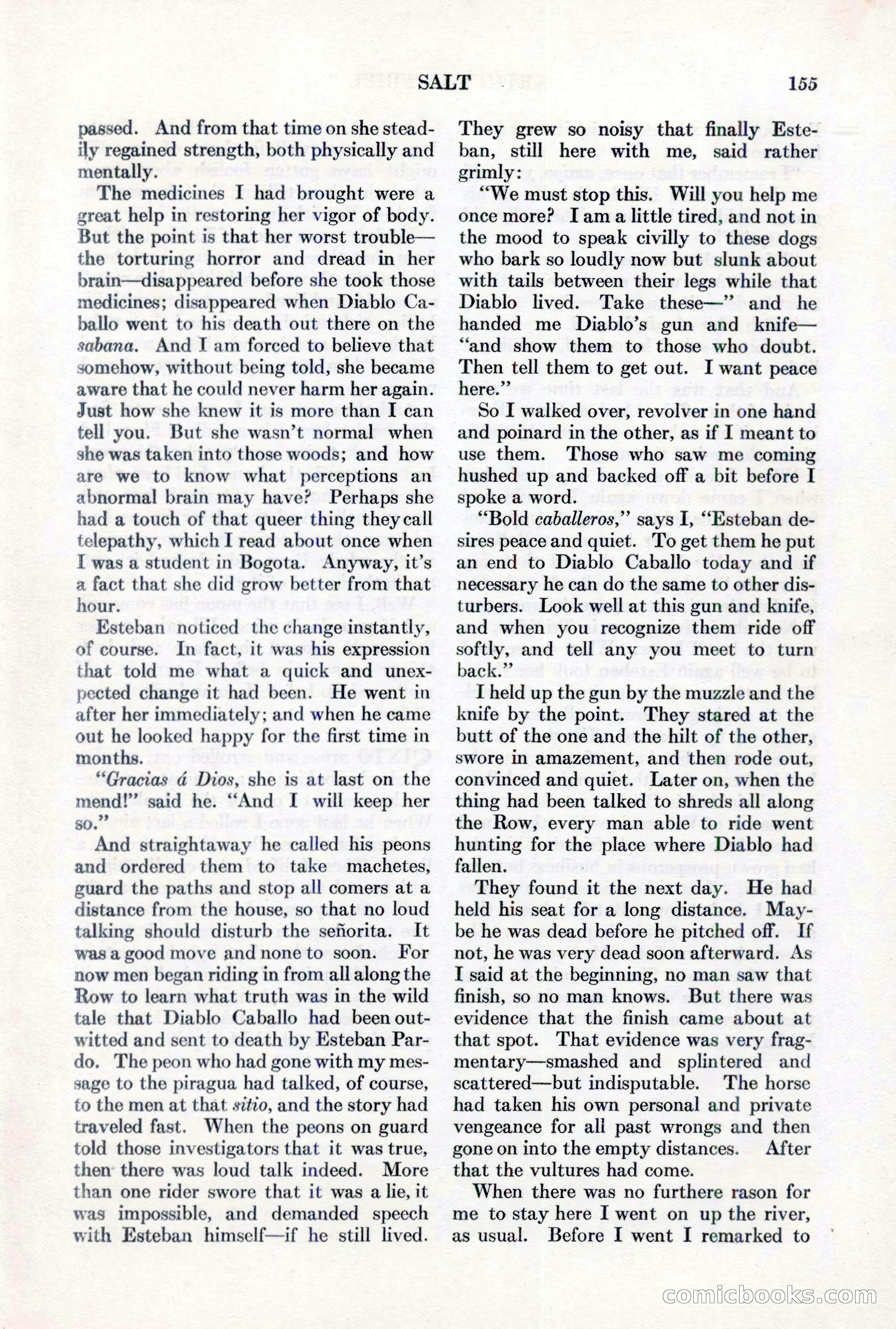 Adventure, February 1, 1927 — page 163 of 226