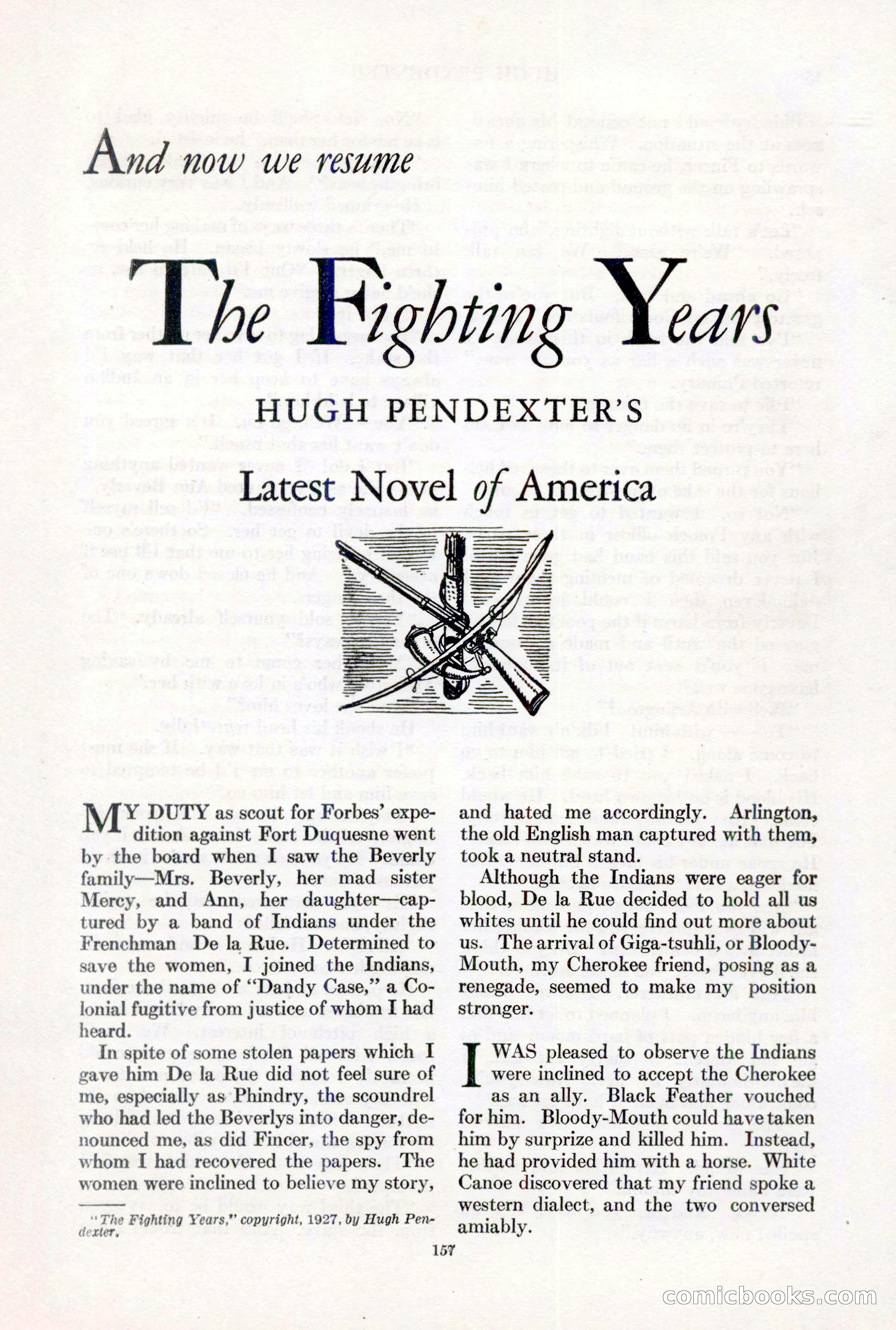 Adventure, February 1, 1927 — page 165 of 226