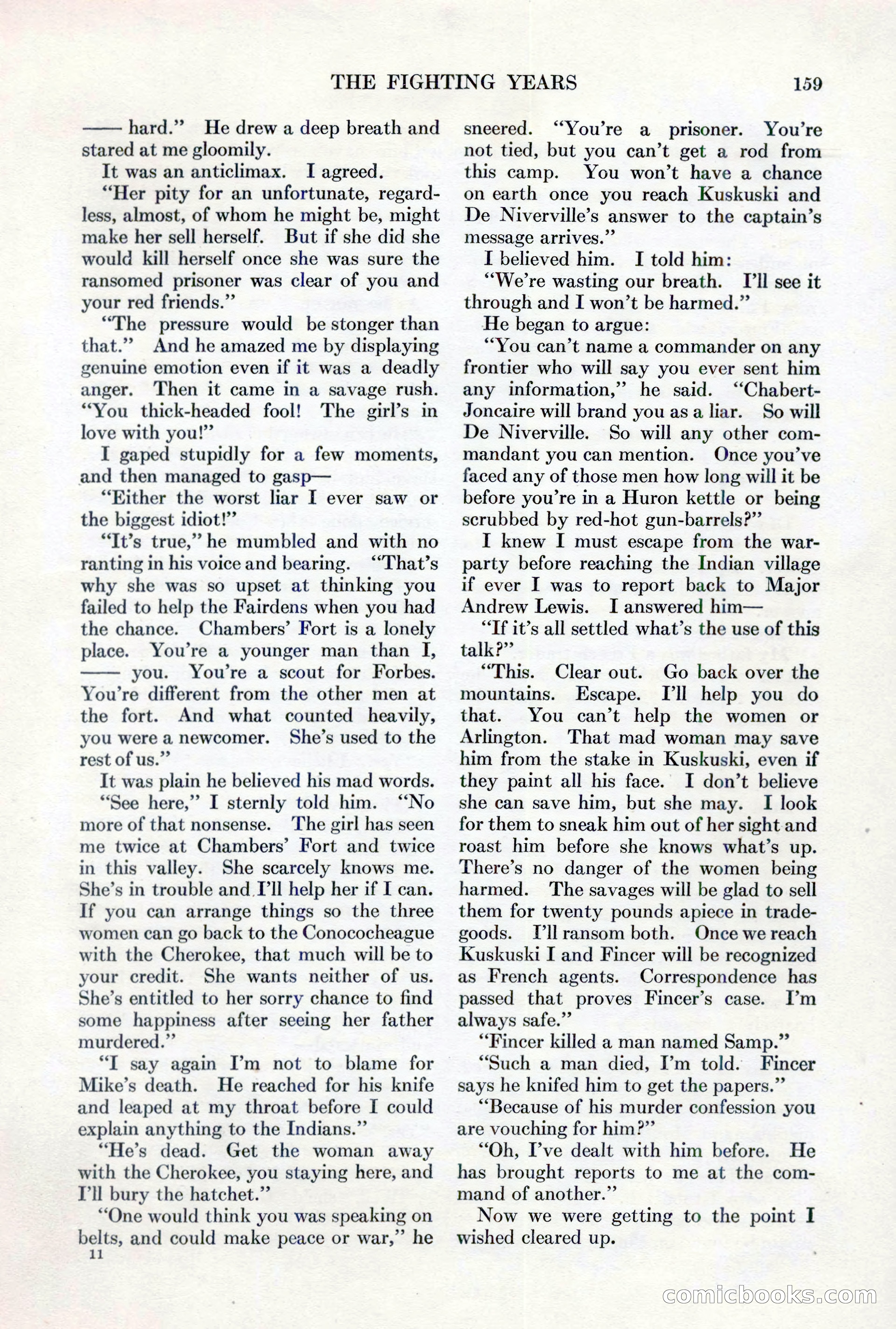 Adventure, February 1, 1927 — page 167 of 226