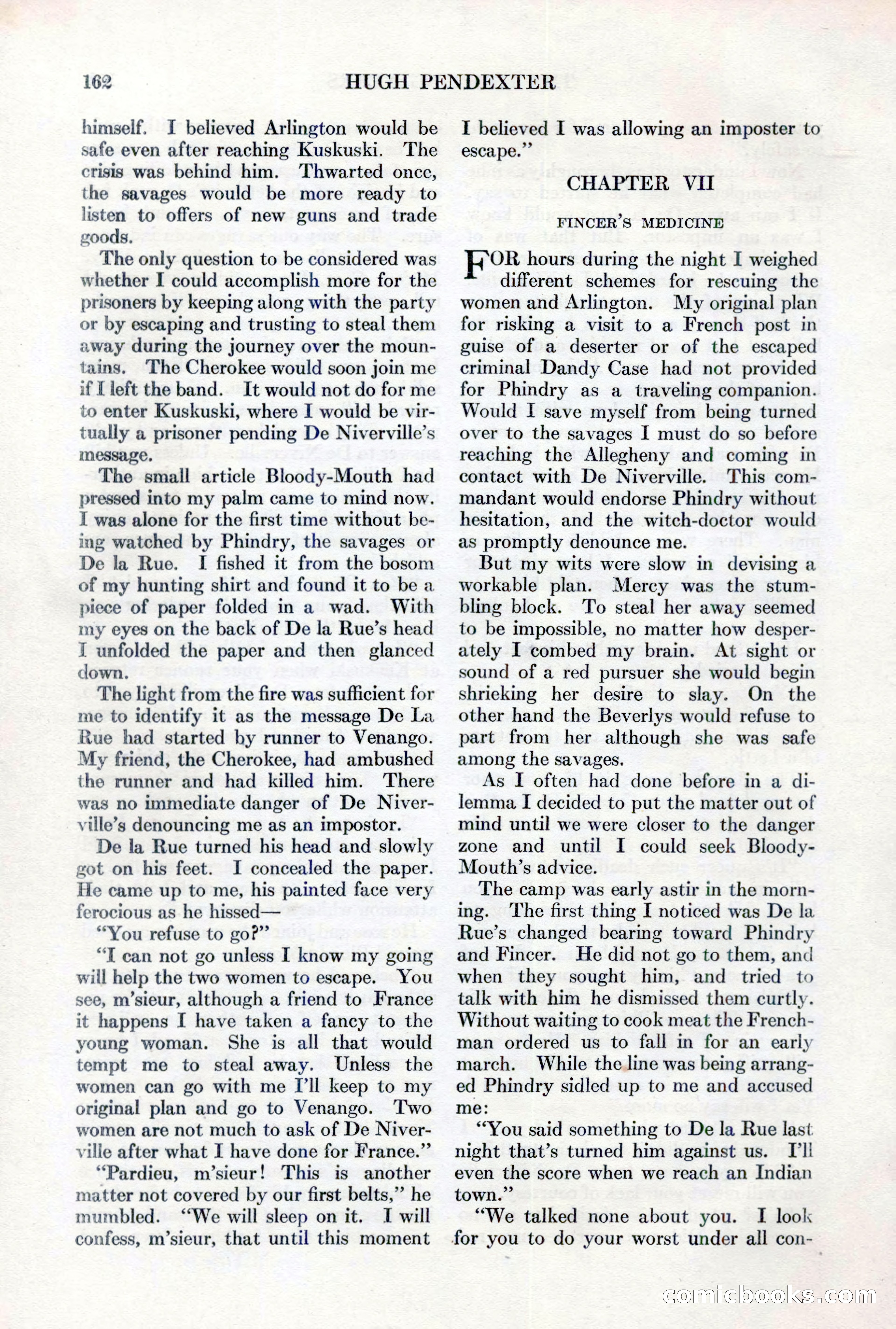 Adventure, February 1, 1927 — page 170 of 226