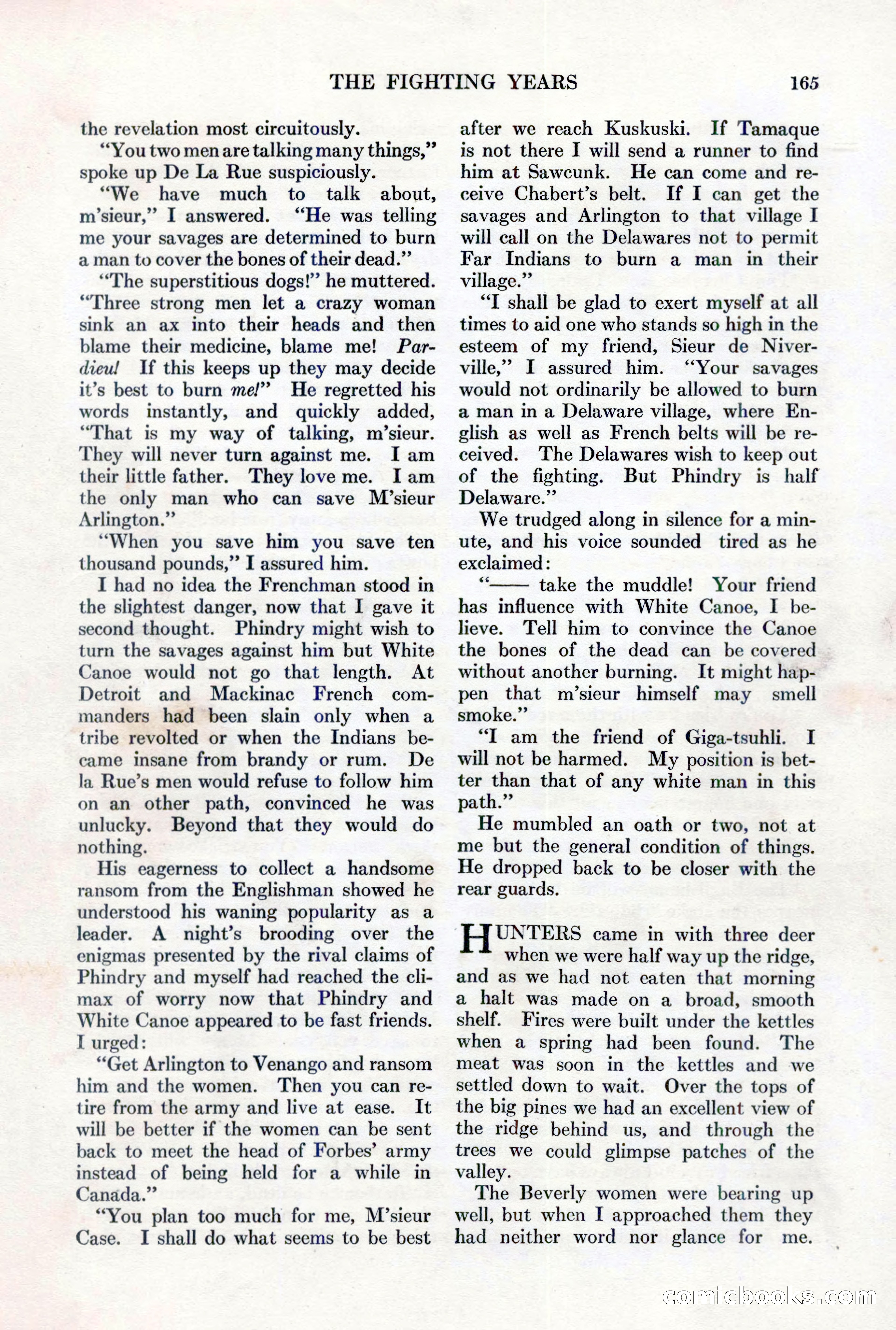 Adventure, February 1, 1927 — page 173 of 226