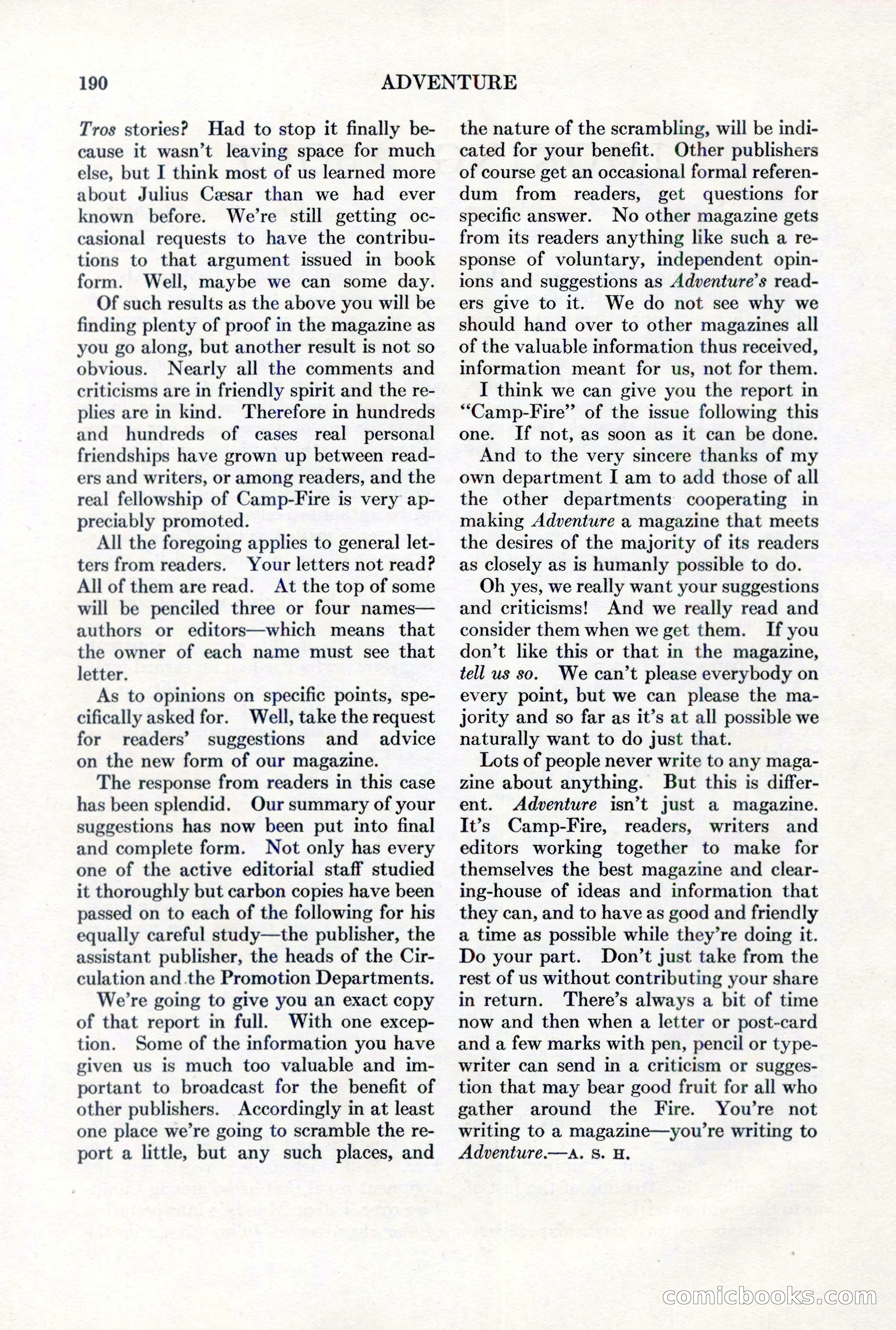 Adventure, February 1, 1927 — page 198 of 226