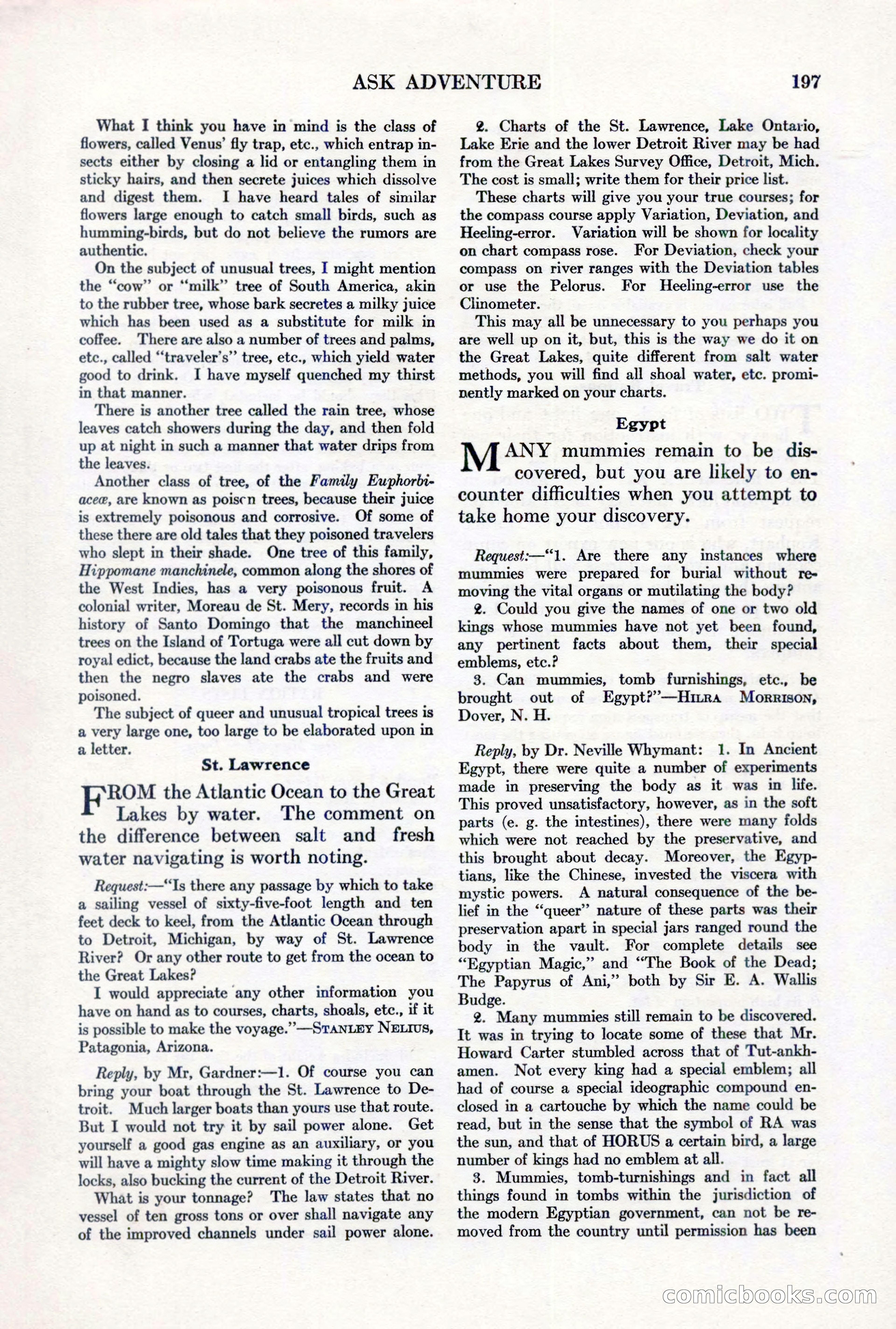 Adventure, February 1, 1927 — page 205 of 226
