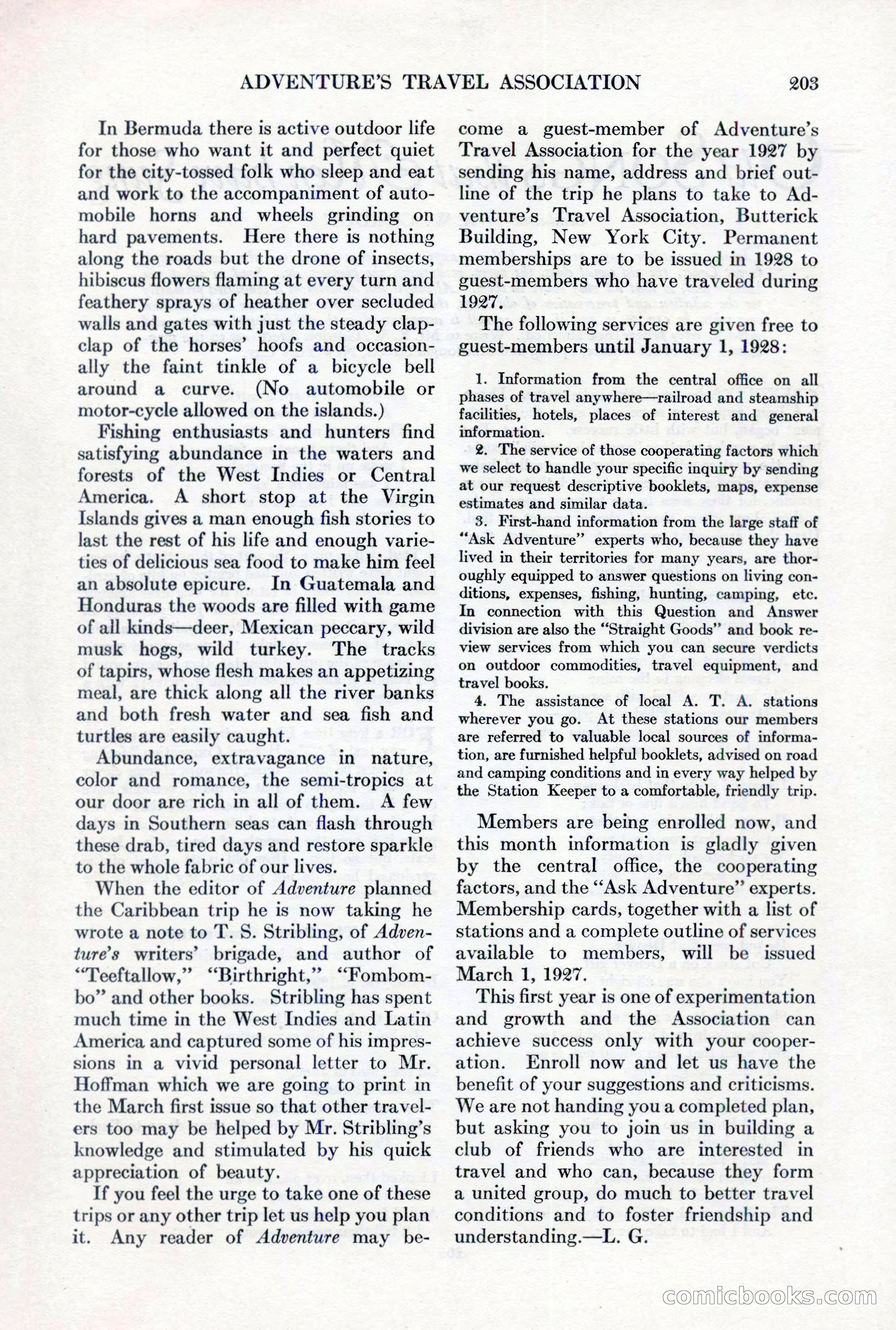 Adventure, February 1, 1927 — page 211 of 226