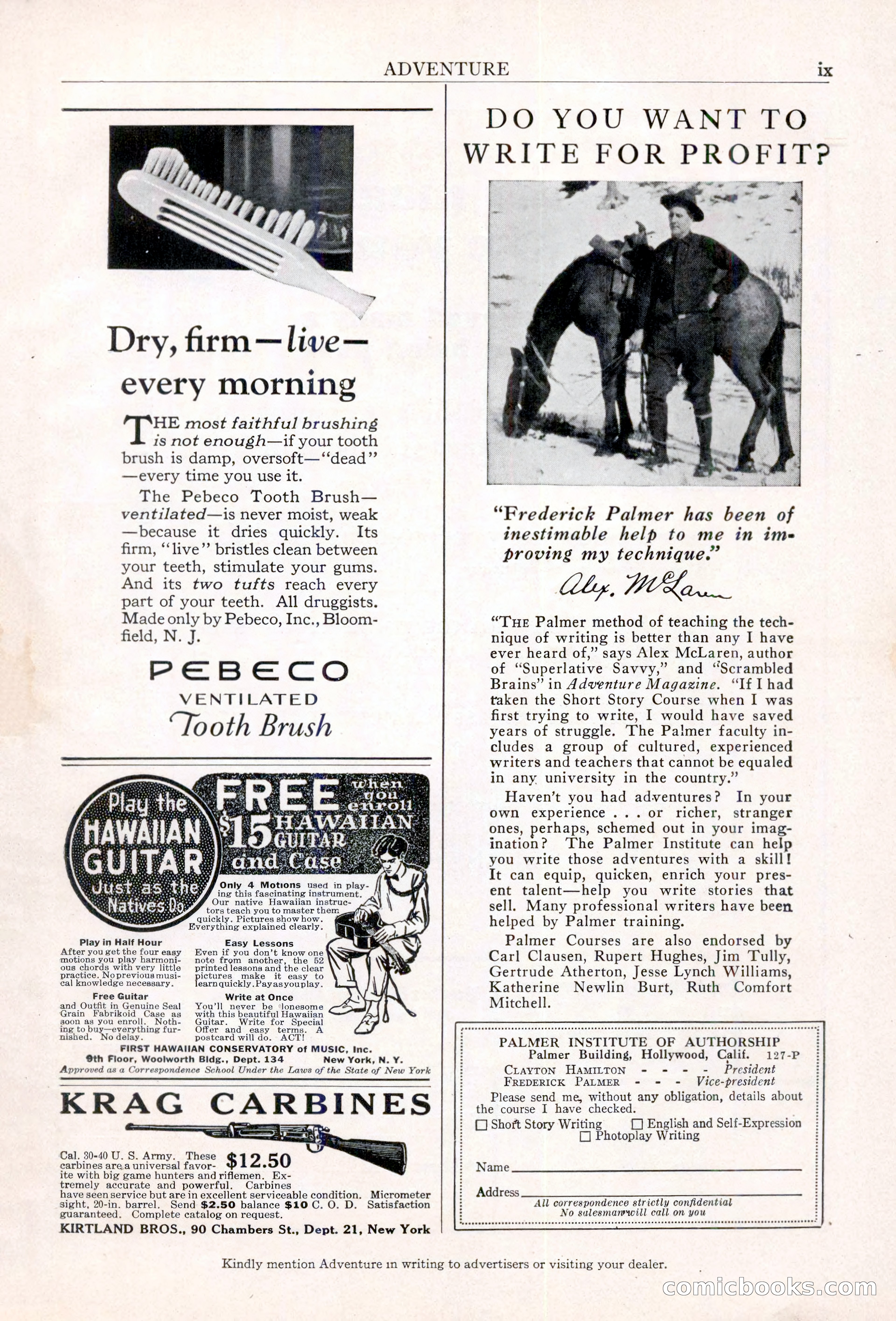 Adventure, February 1, 1927 — page 219 of 226