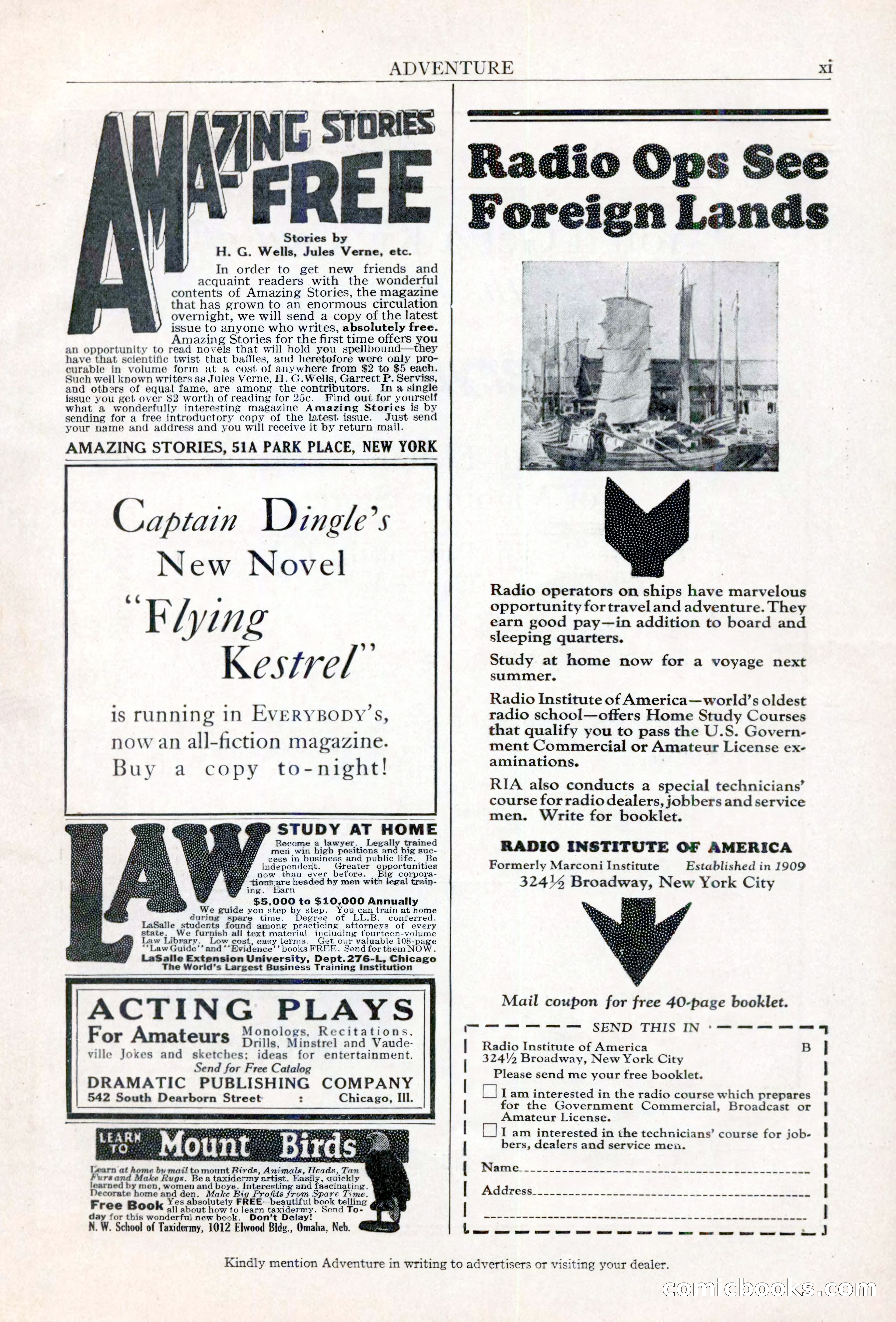 Adventure, February 1, 1927 — page 221 of 226