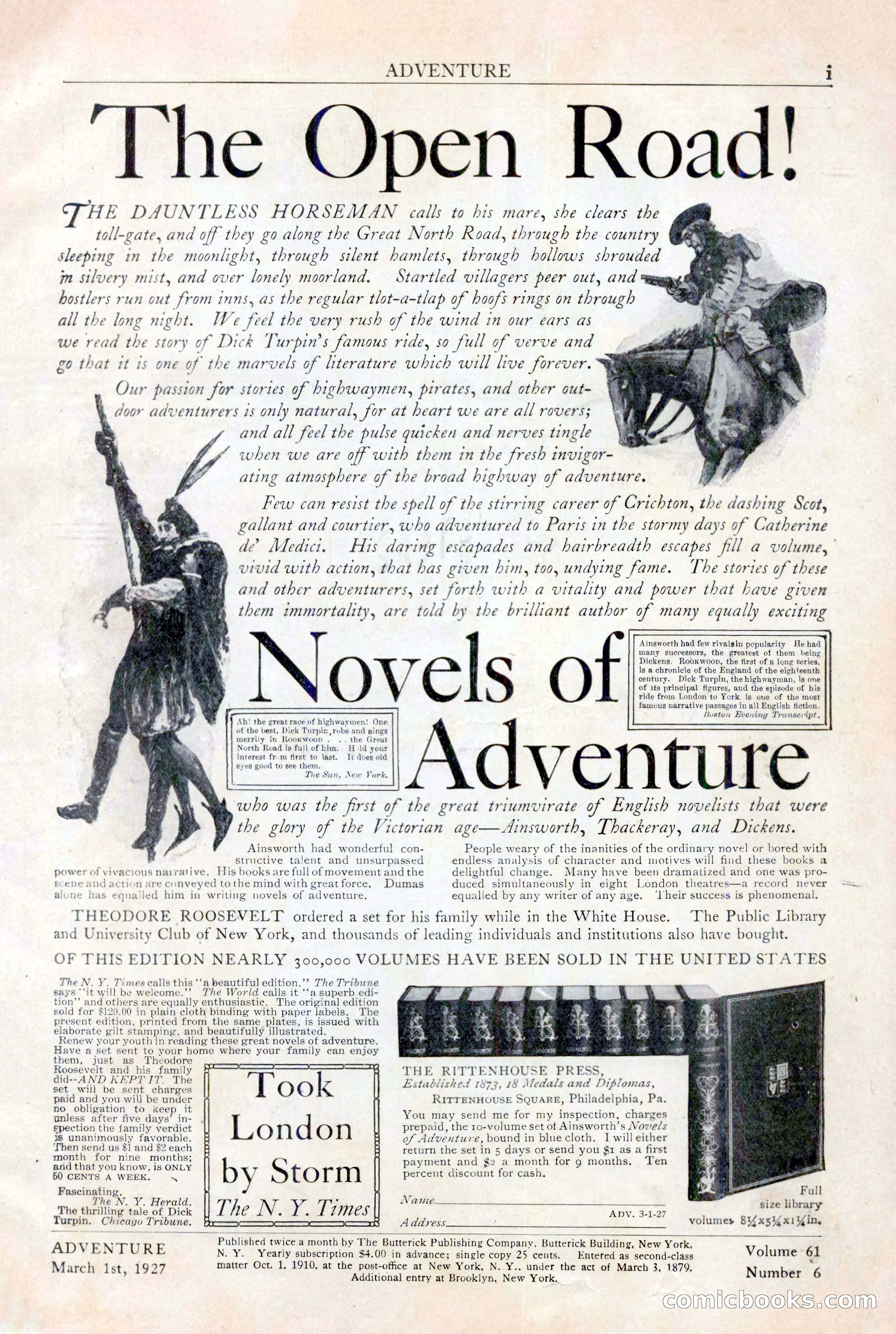 Adventure, March 1, 1927 — page 3 of 222
