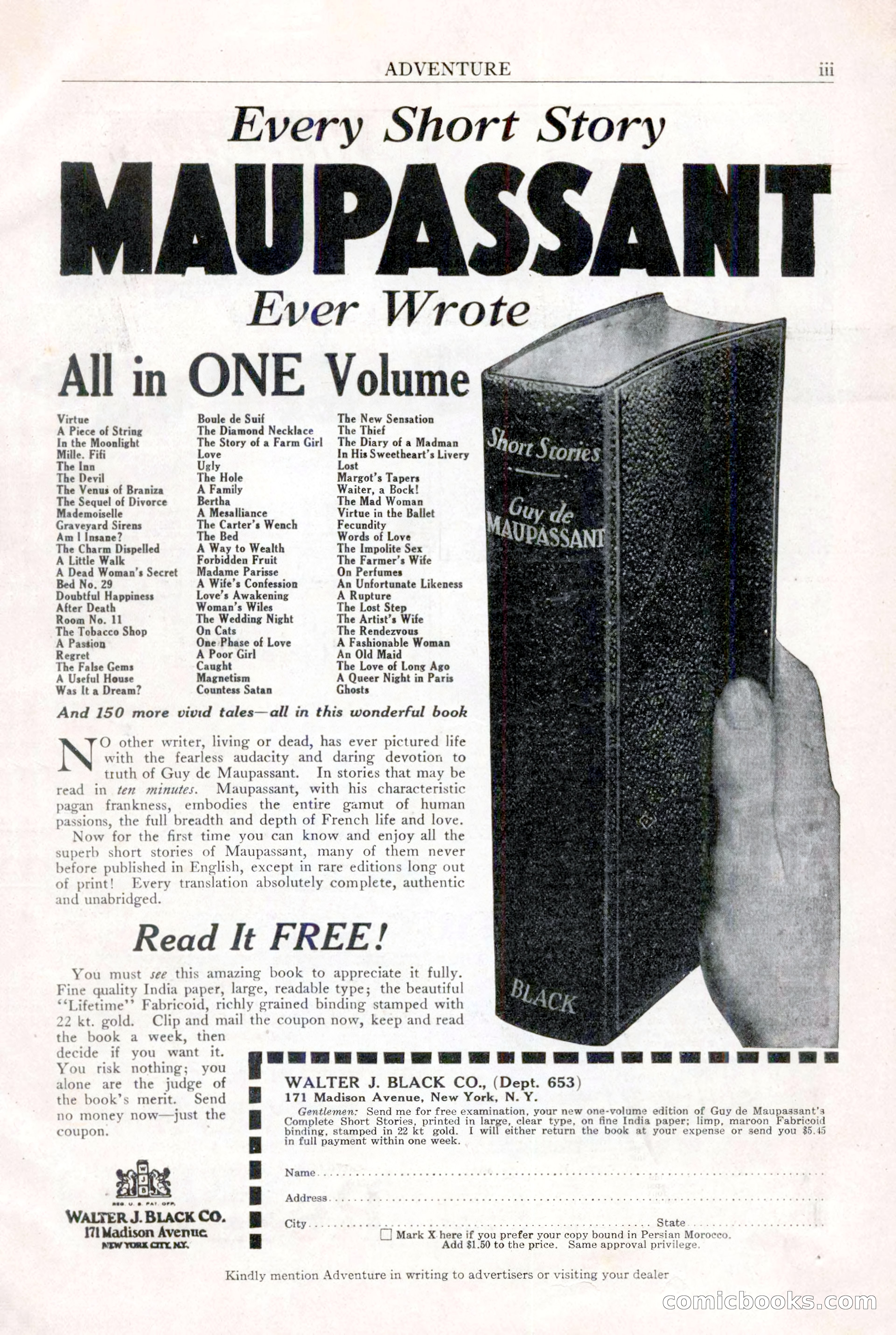 Adventure, March 1, 1927 — page 5 of 222