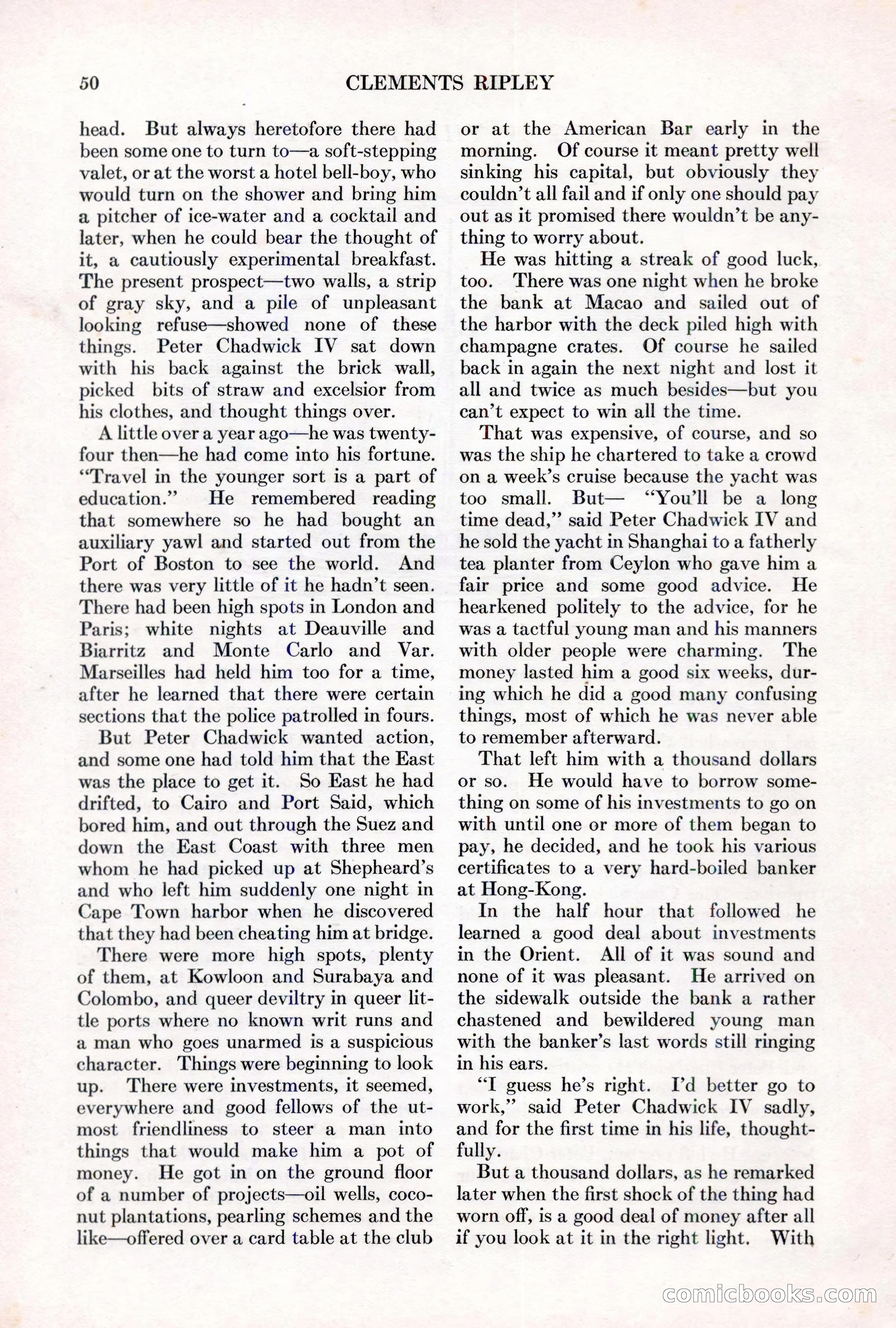Adventure, March 1, 1927 — page 58 of 222