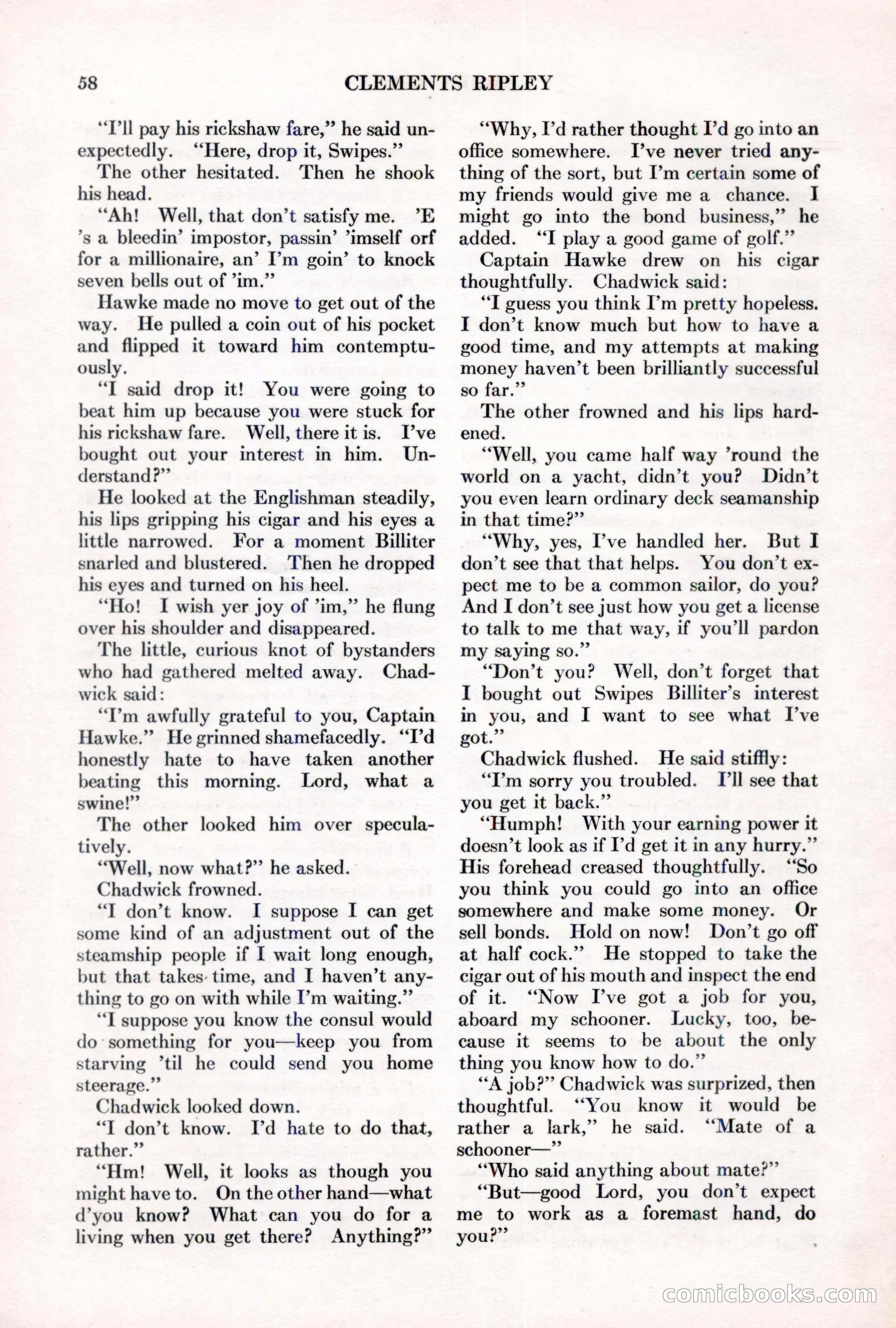 Adventure, March 1, 1927 — page 66 of 222
