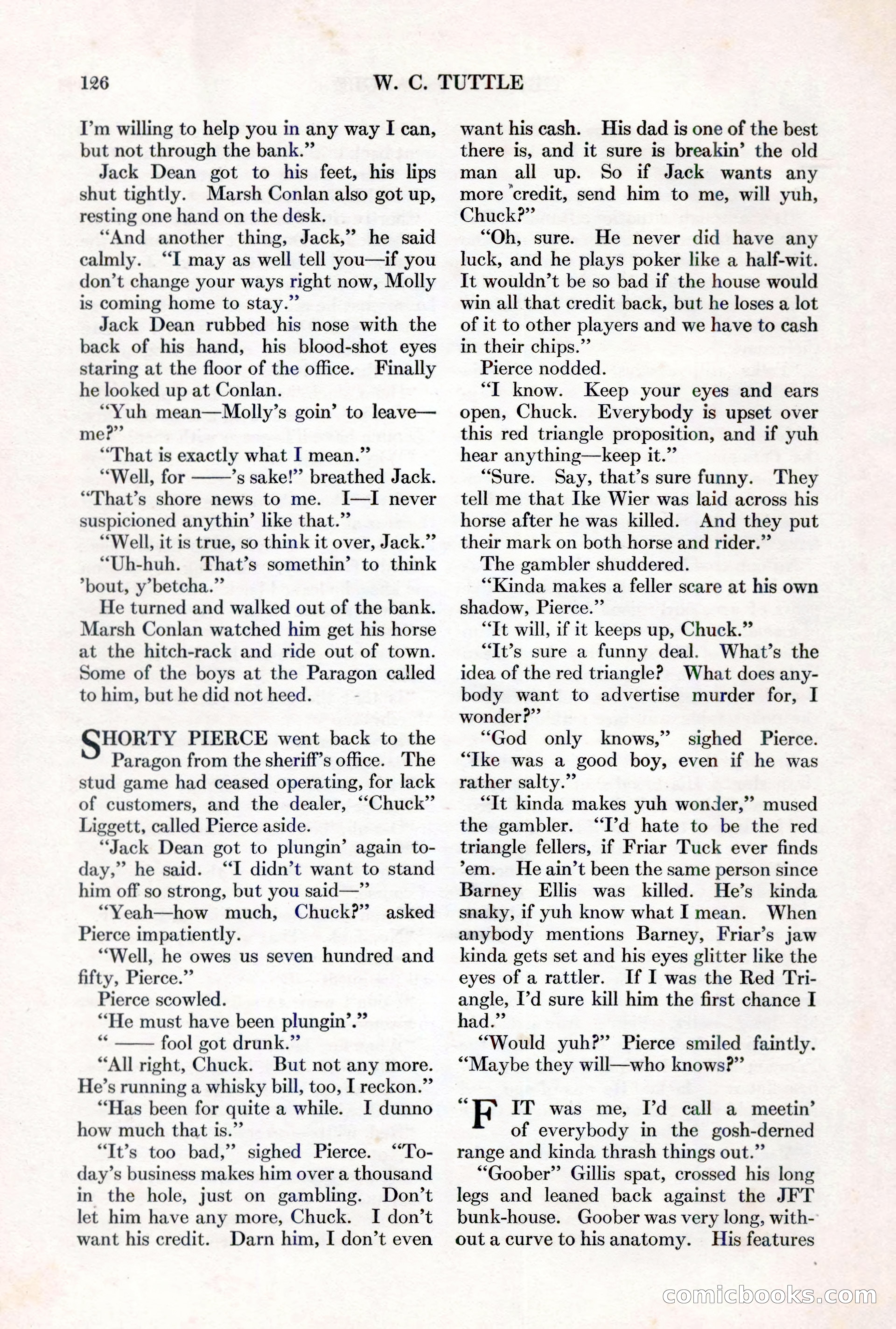 Adventure, March 1, 1927 — page 134 of 222