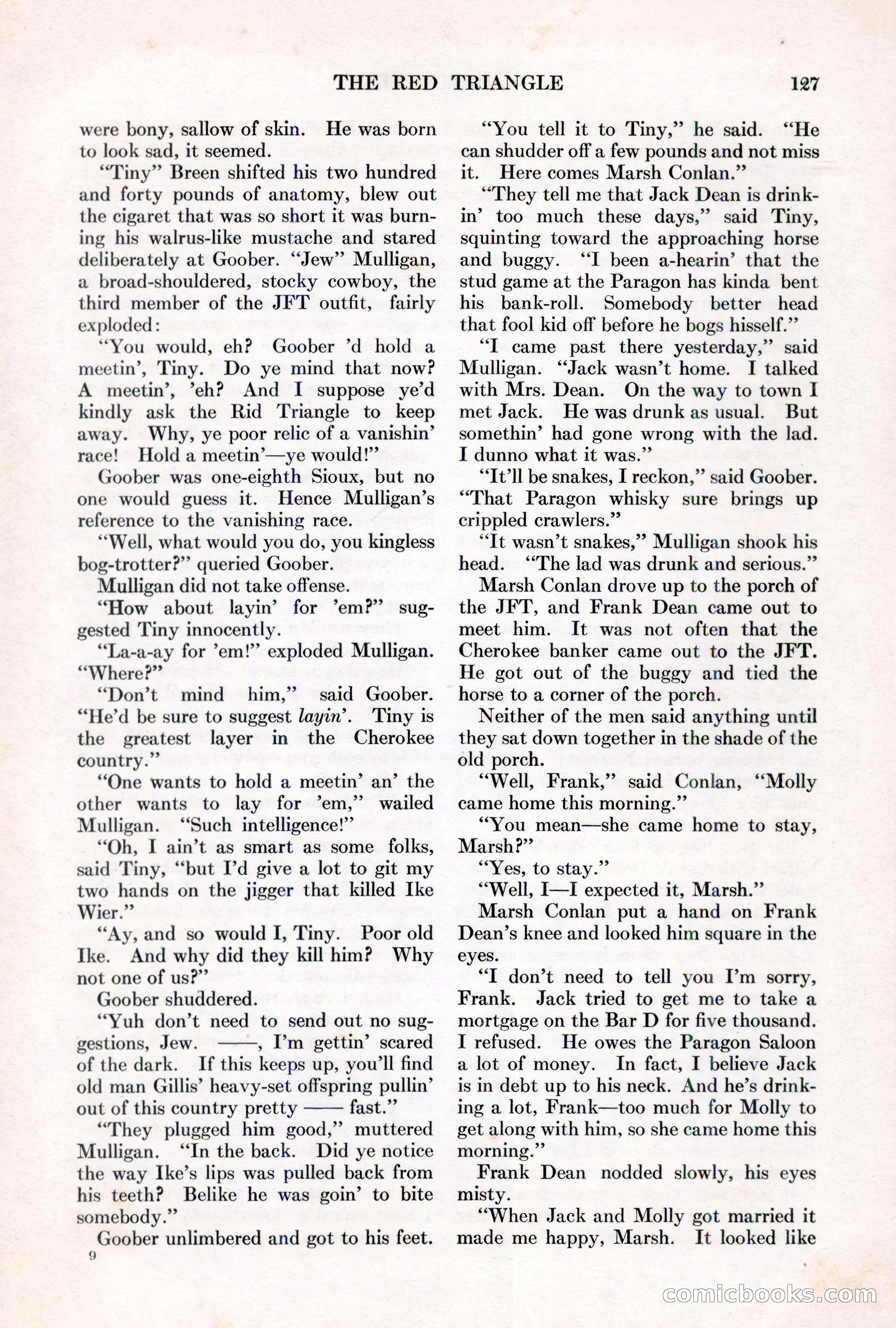 Adventure, March 1, 1927 — page 135 of 222