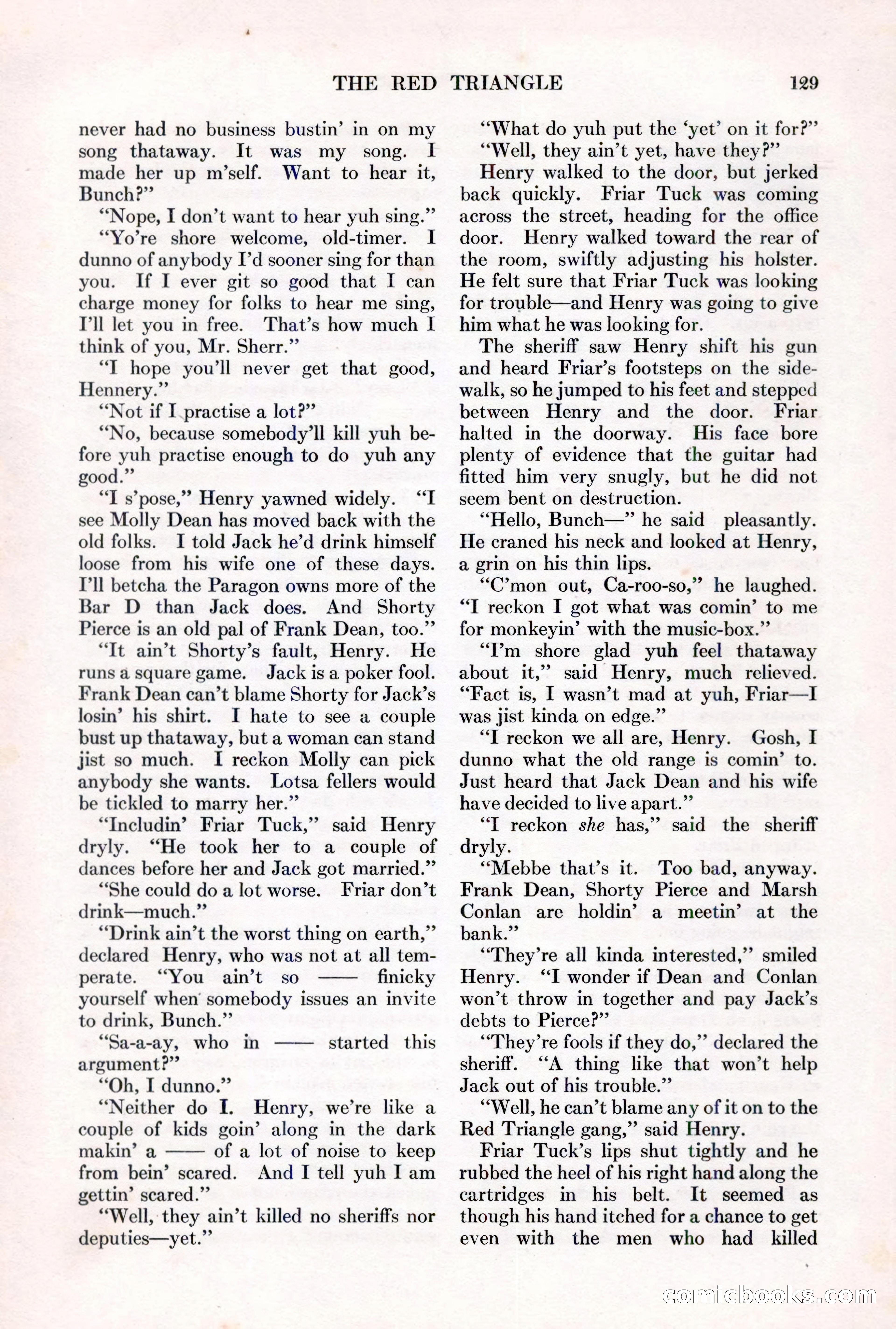 Adventure, March 1, 1927 — page 137 of 222