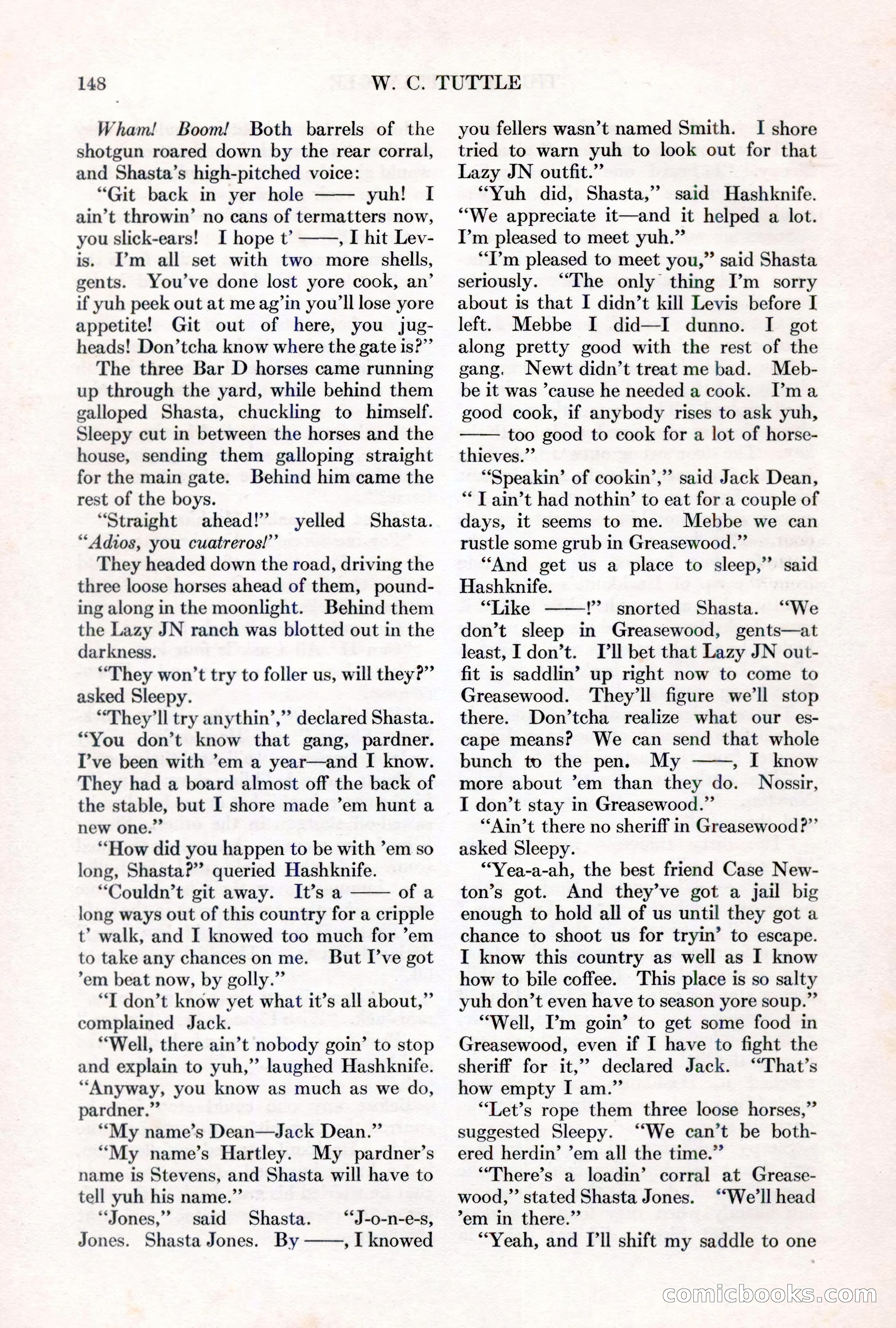 Adventure, March 1, 1927 — page 156 of 222