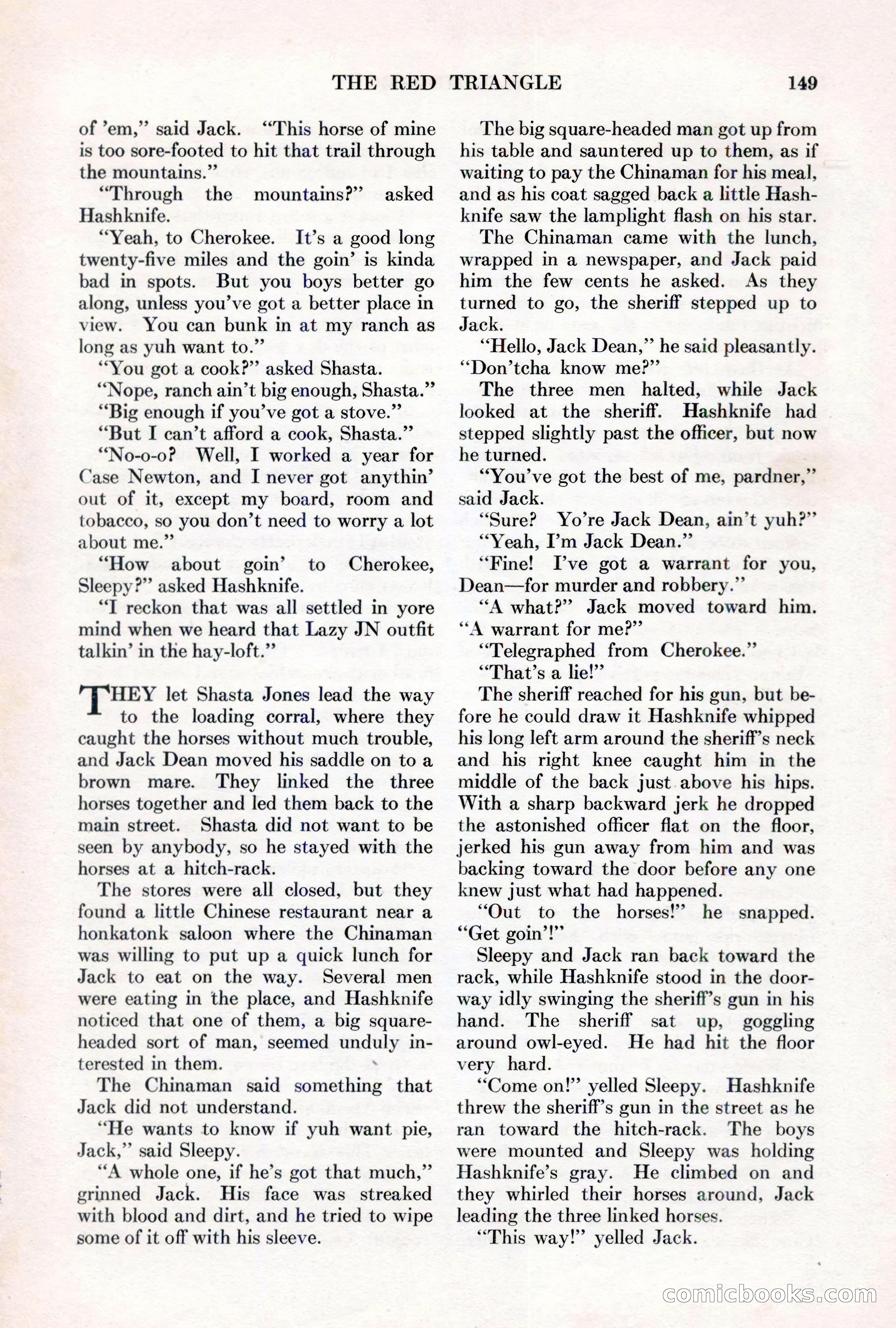 Adventure, March 1, 1927 — page 157 of 222