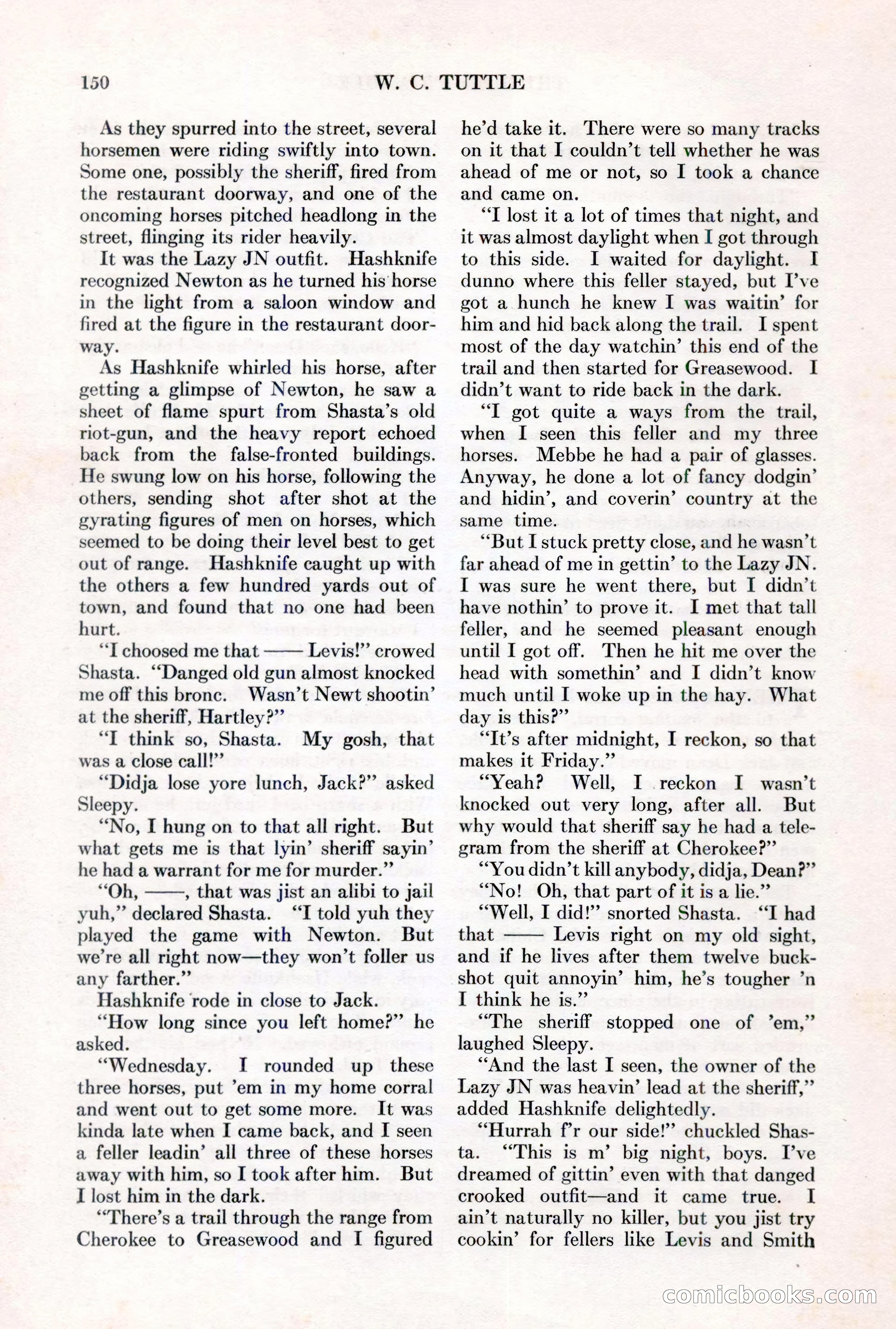 Adventure, March 1, 1927 — page 158 of 222