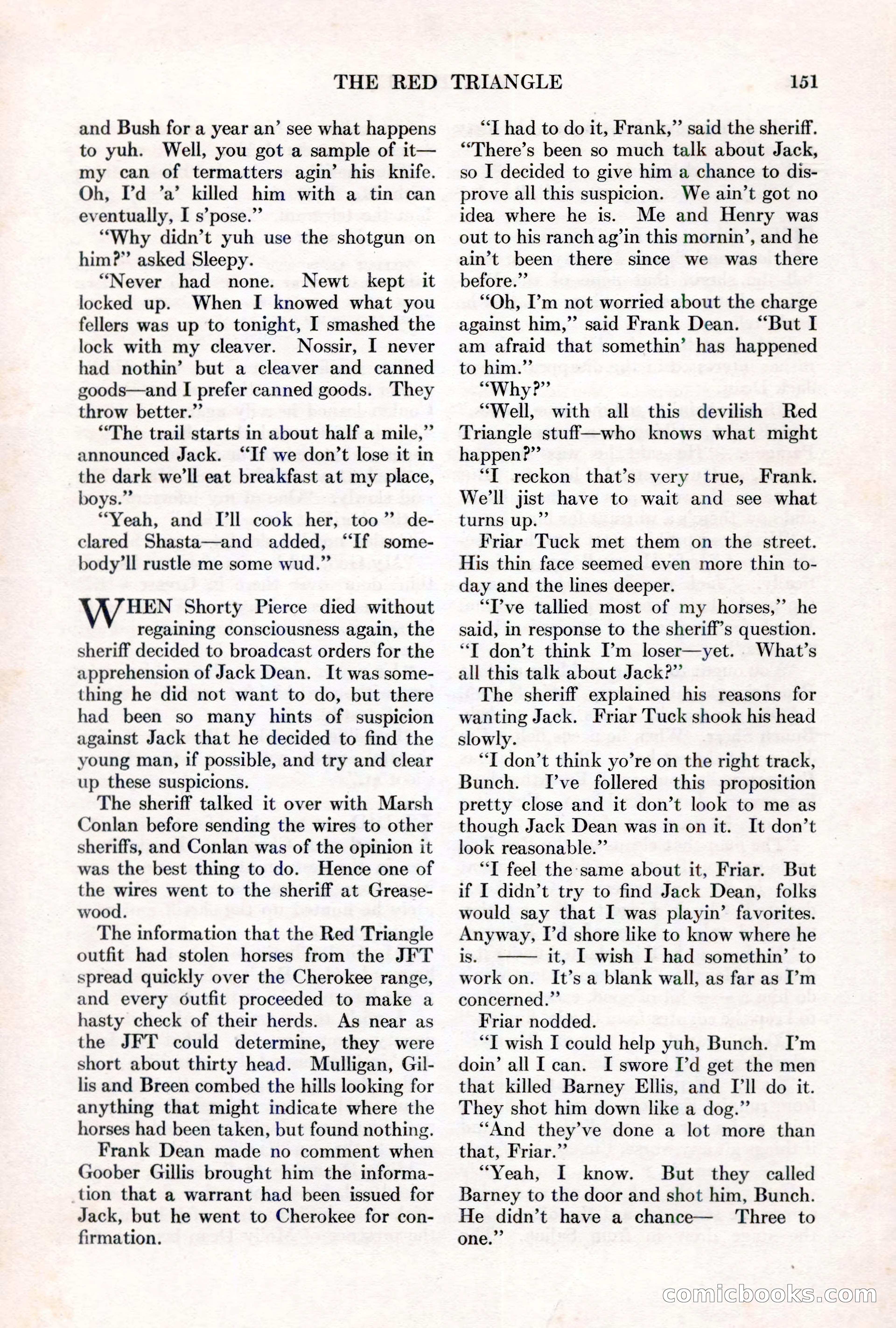 Adventure, March 1, 1927 — page 159 of 222