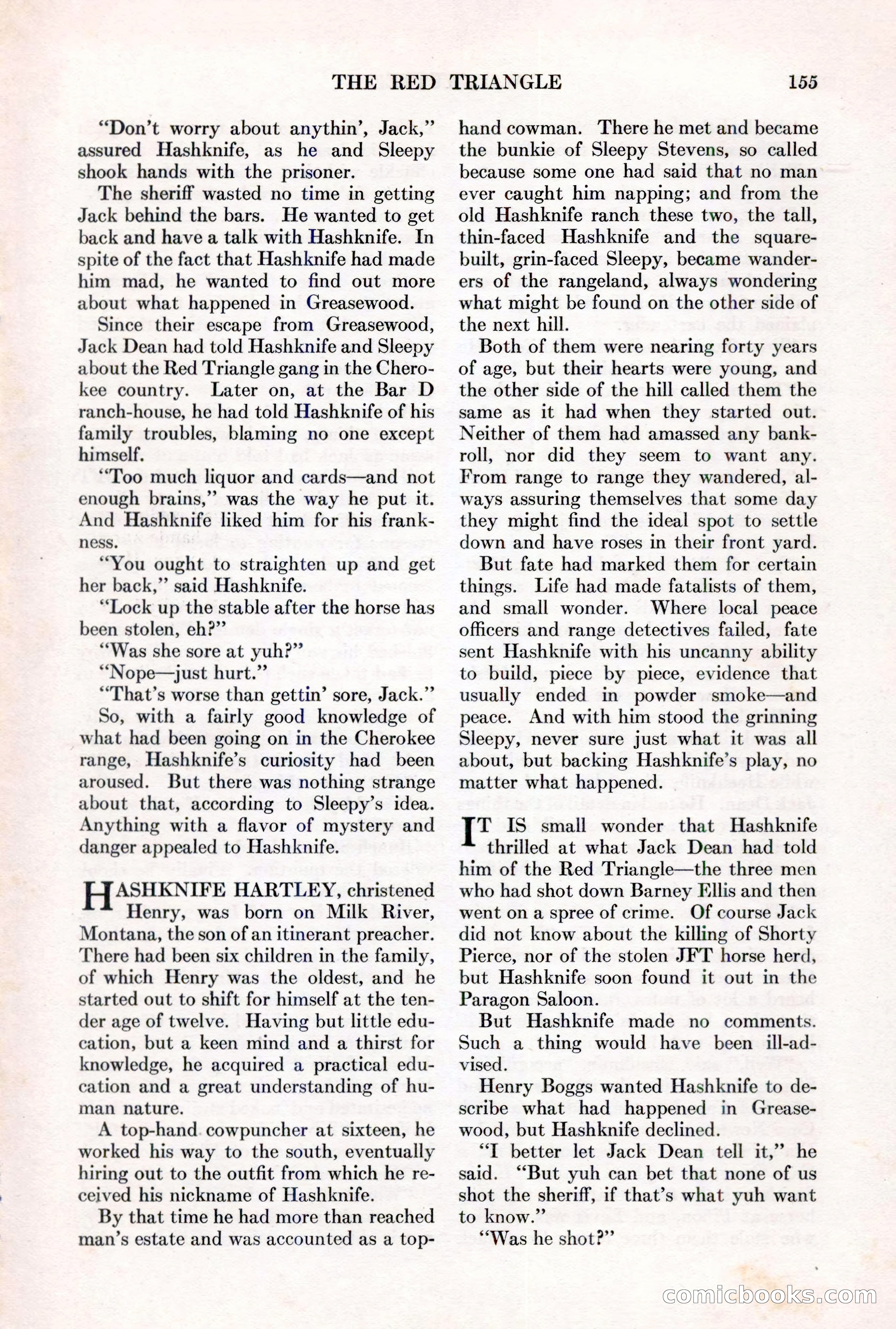 Adventure, March 1, 1927 — page 163 of 222