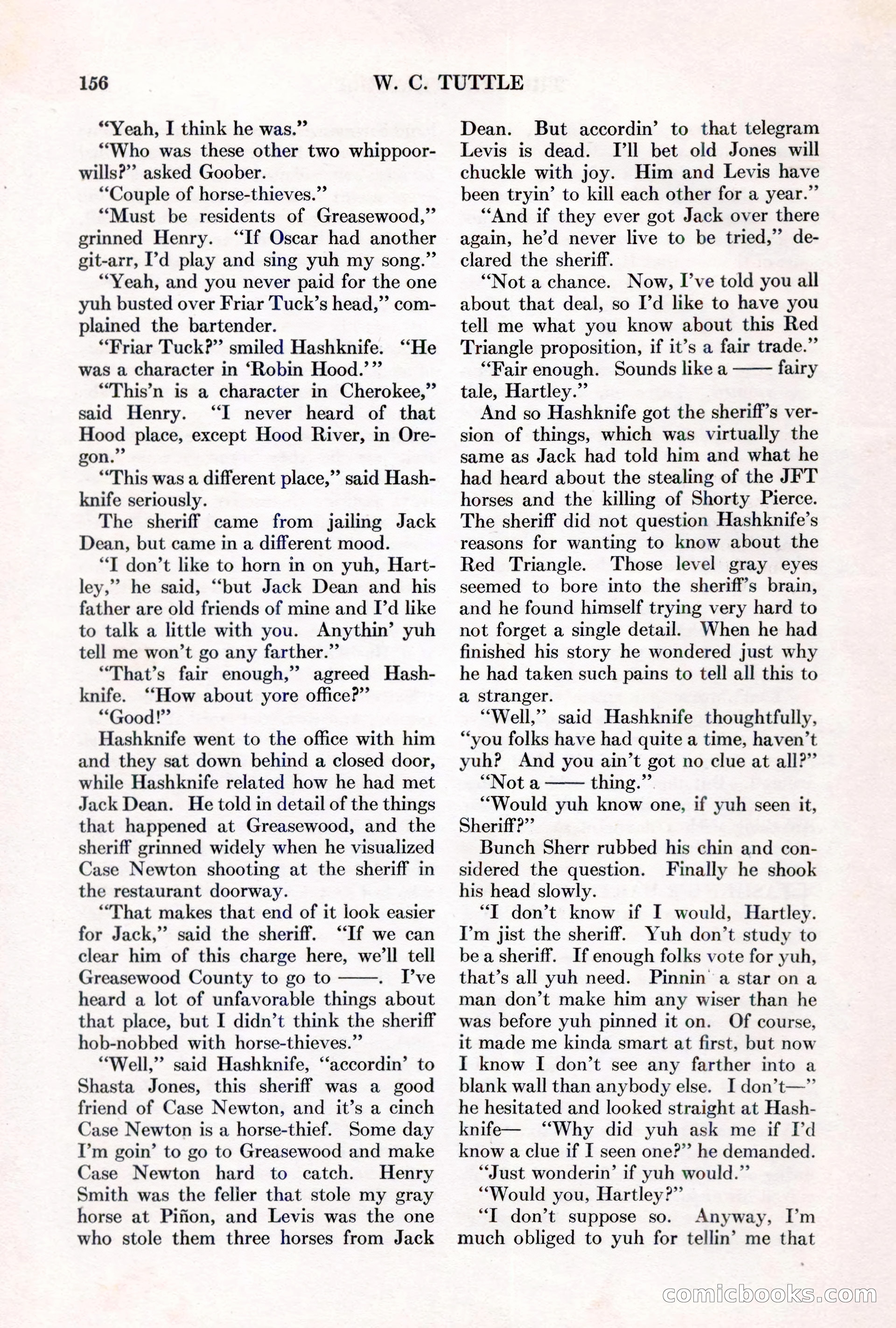 Adventure, March 1, 1927 — page 164 of 222