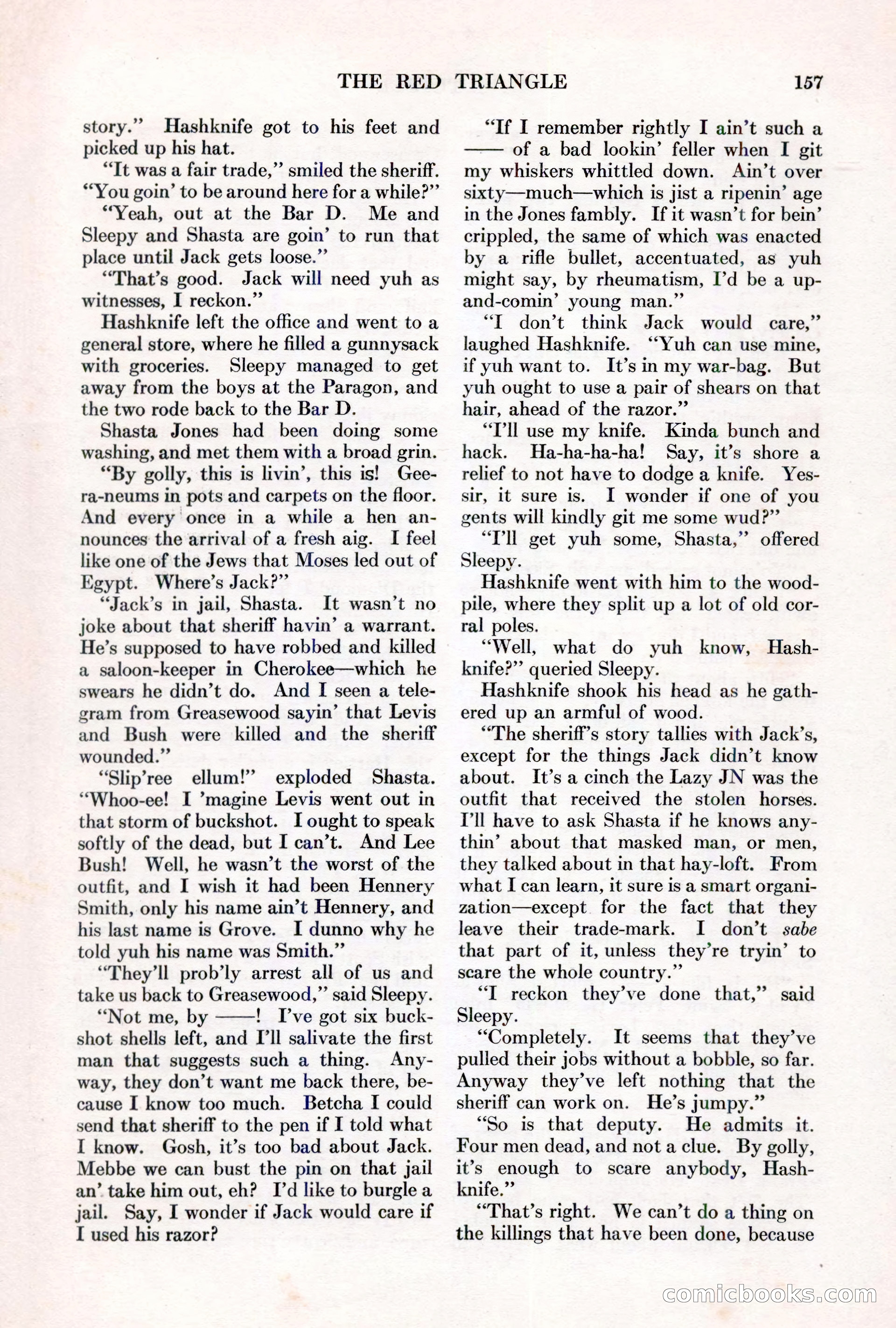 Adventure, March 1, 1927 — page 165 of 222