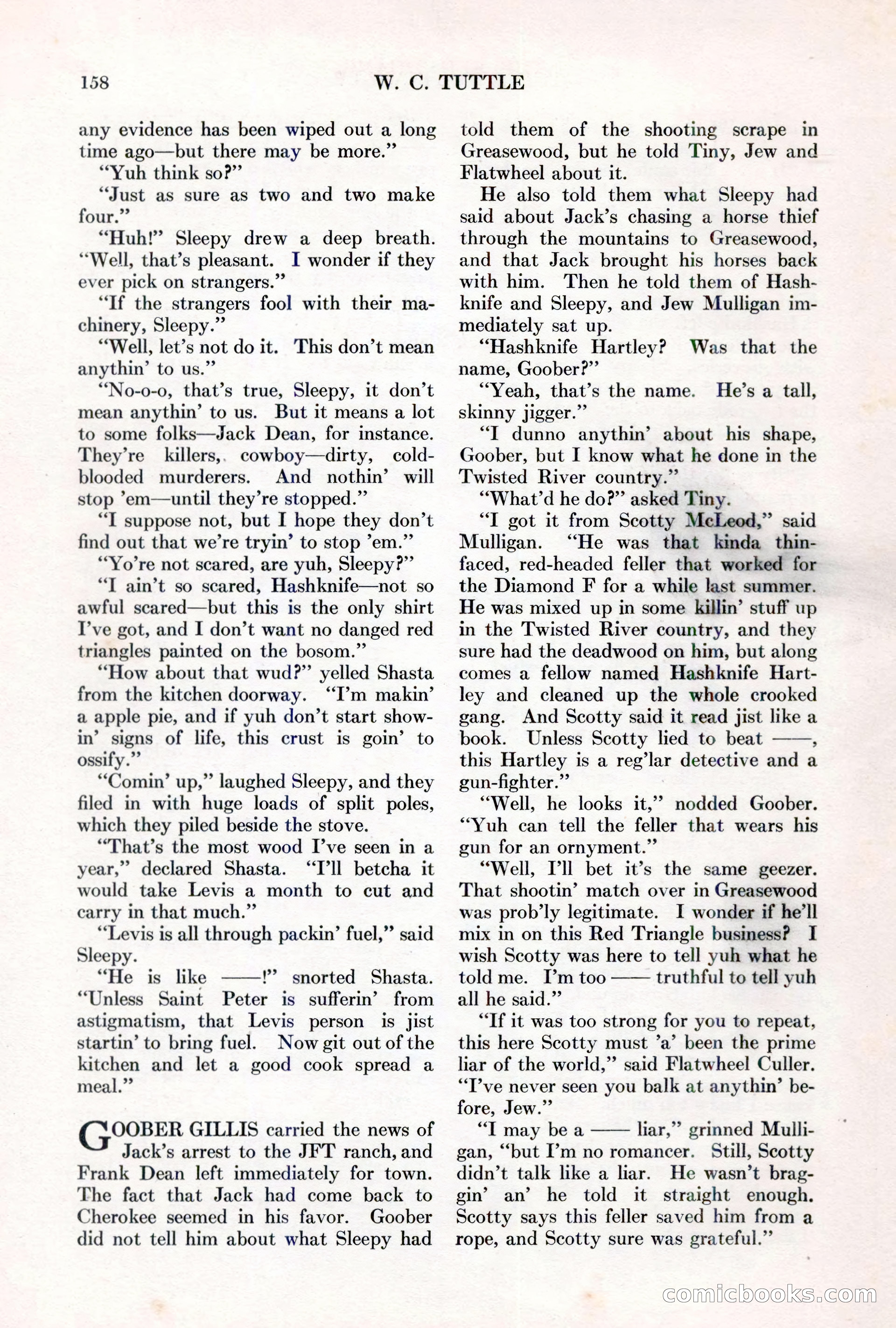 Adventure, March 1, 1927 — page 166 of 222