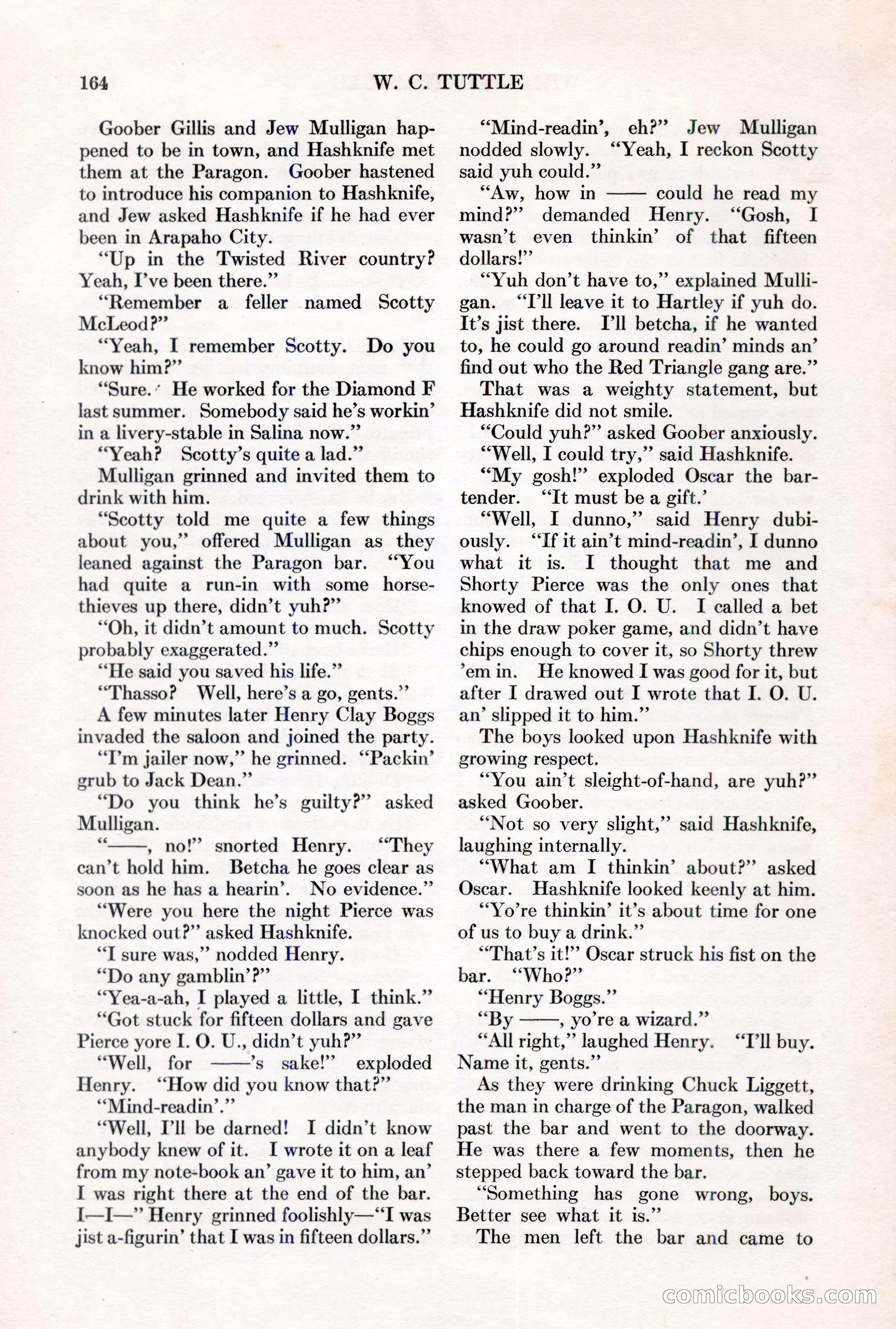 Adventure, March 1, 1927 — page 172 of 222