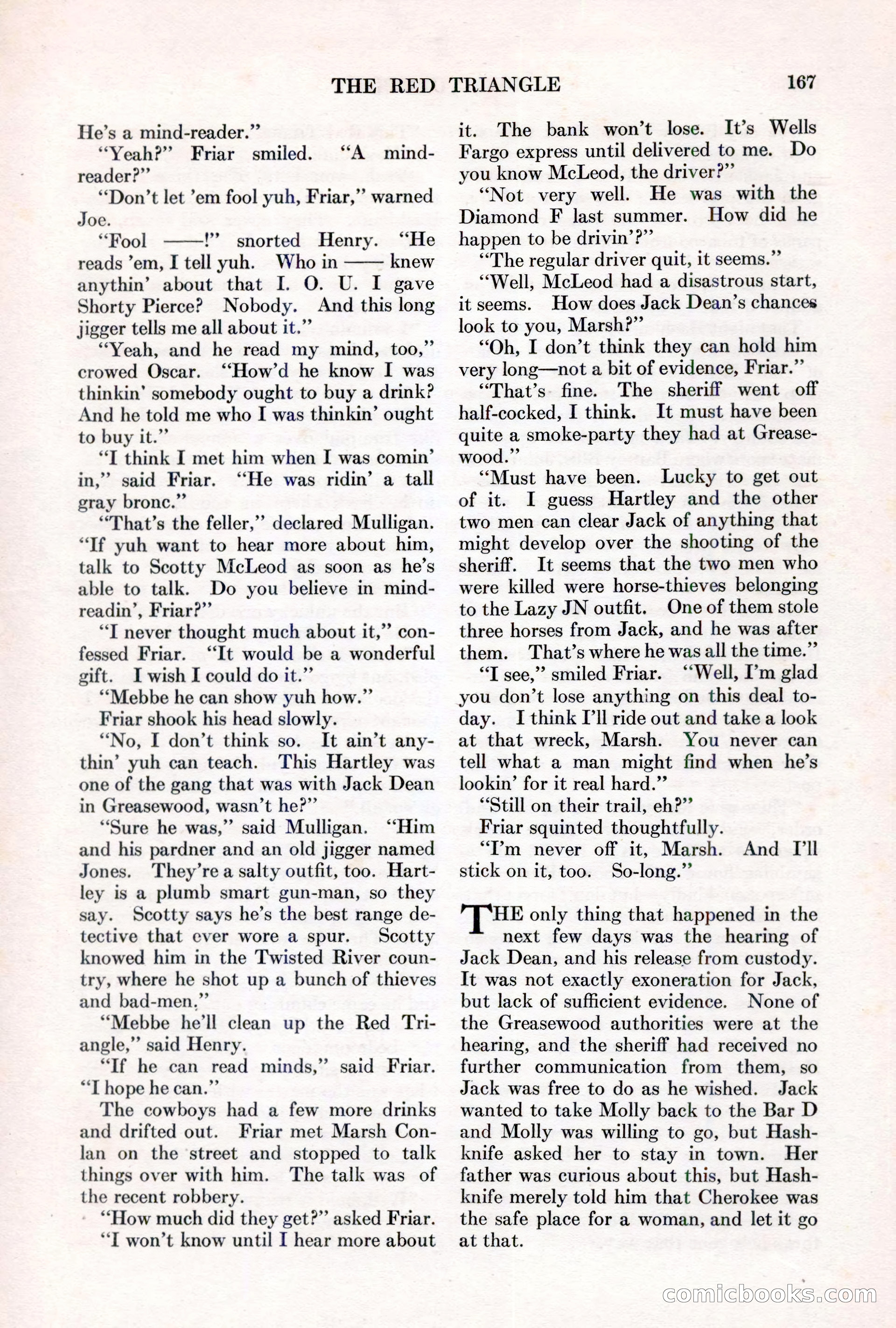 Adventure, March 1, 1927 — page 175 of 222