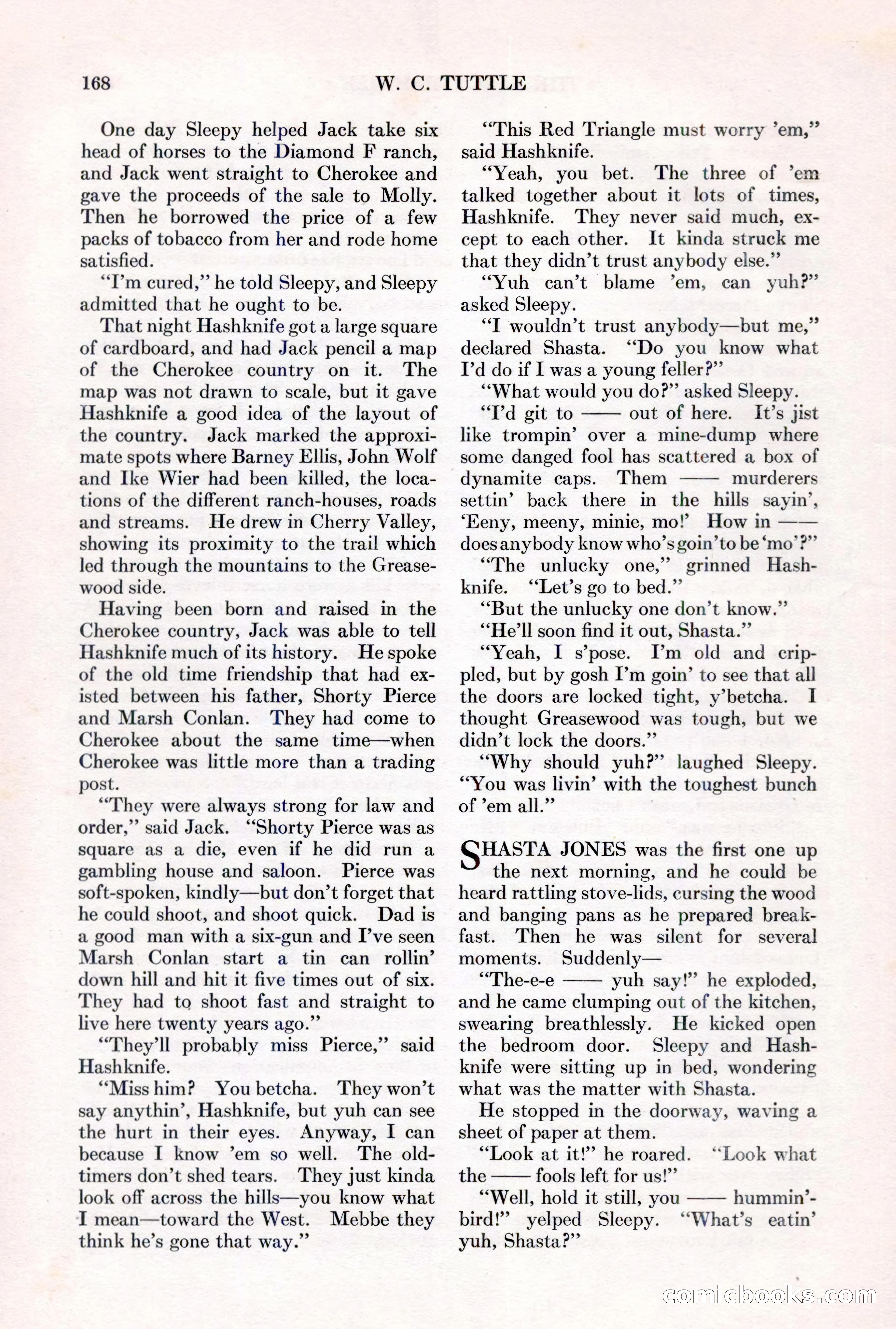 Adventure, March 1, 1927 — page 176 of 222