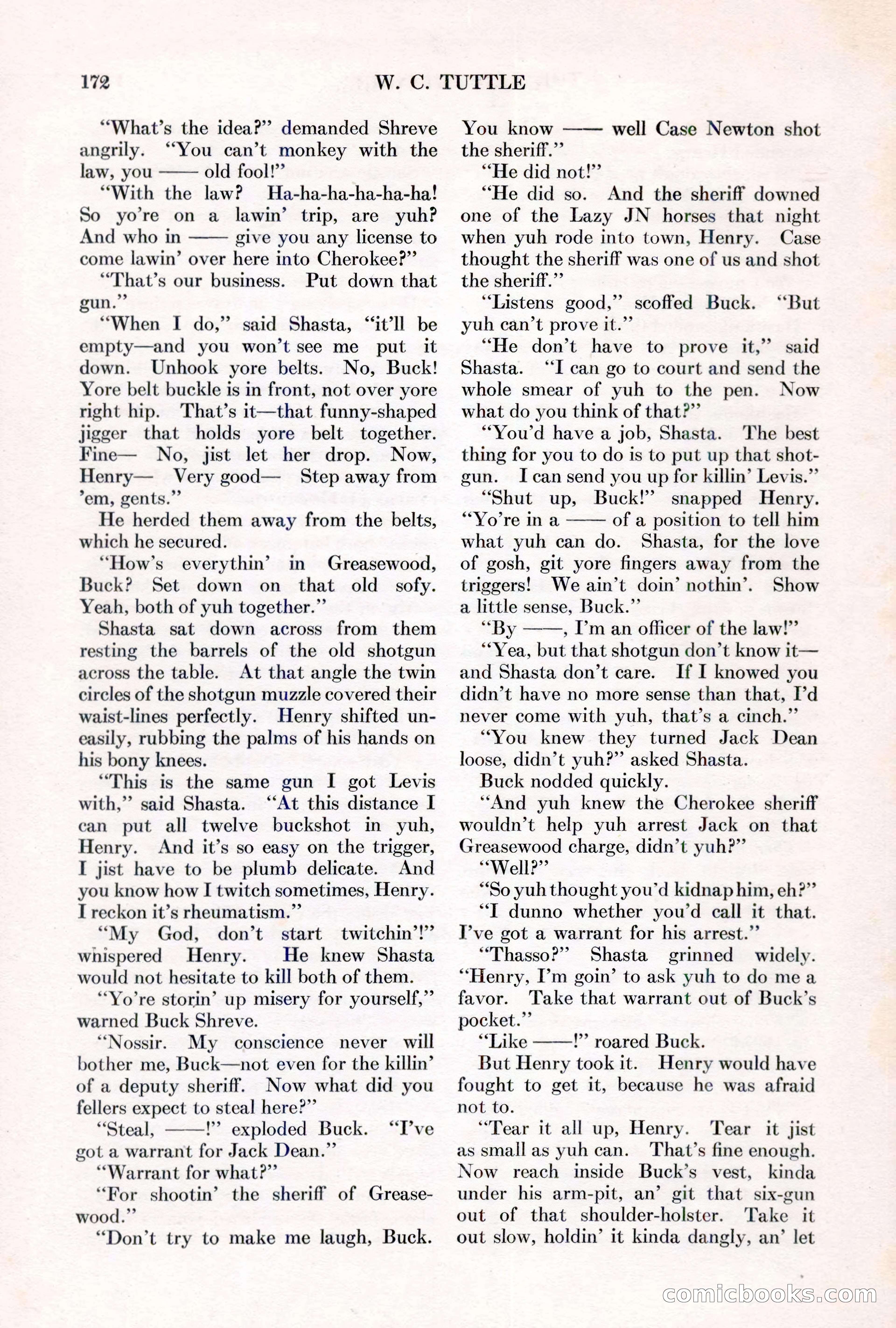 Adventure, March 1, 1927 — page 180 of 222