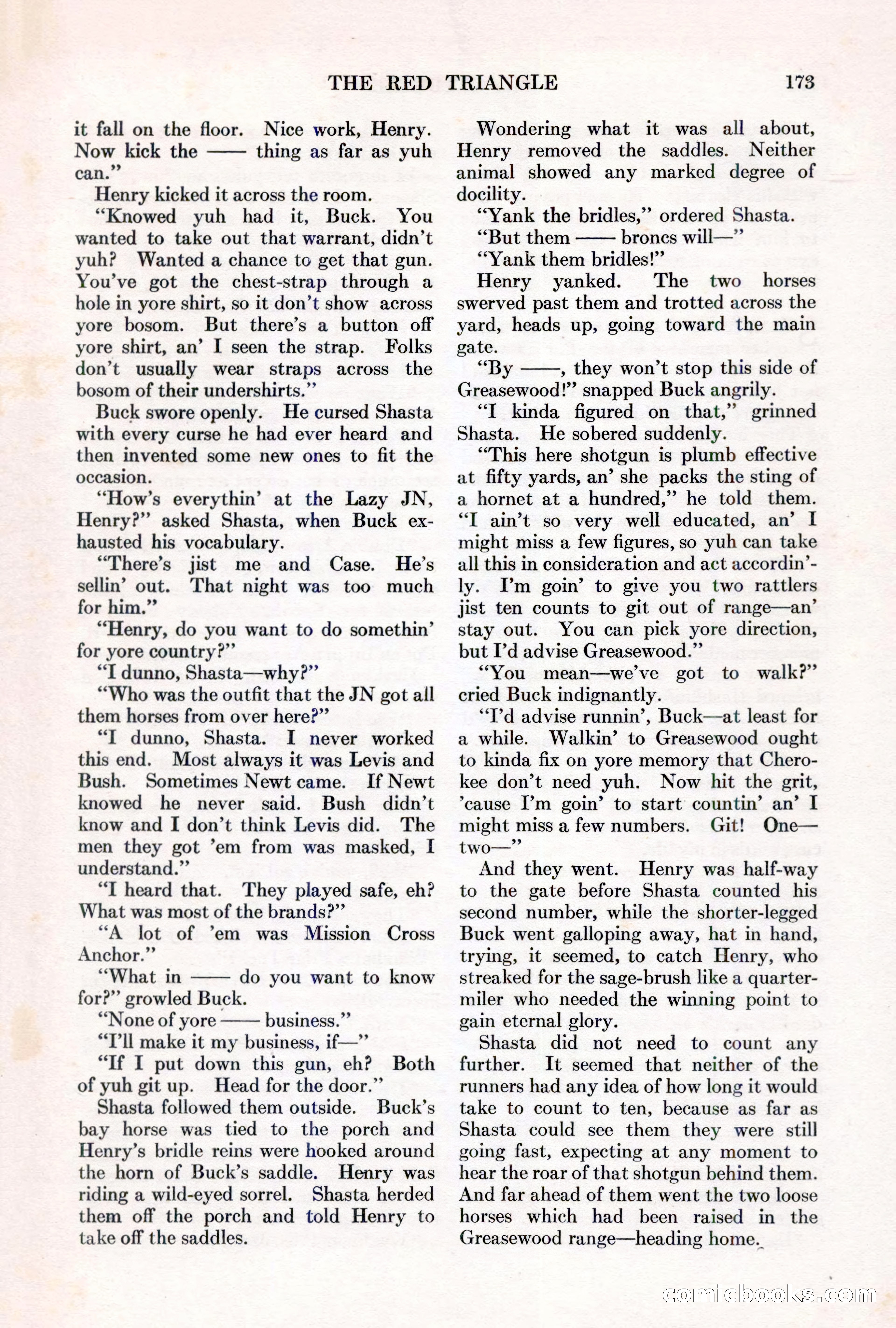 Adventure, March 1, 1927 — page 181 of 222