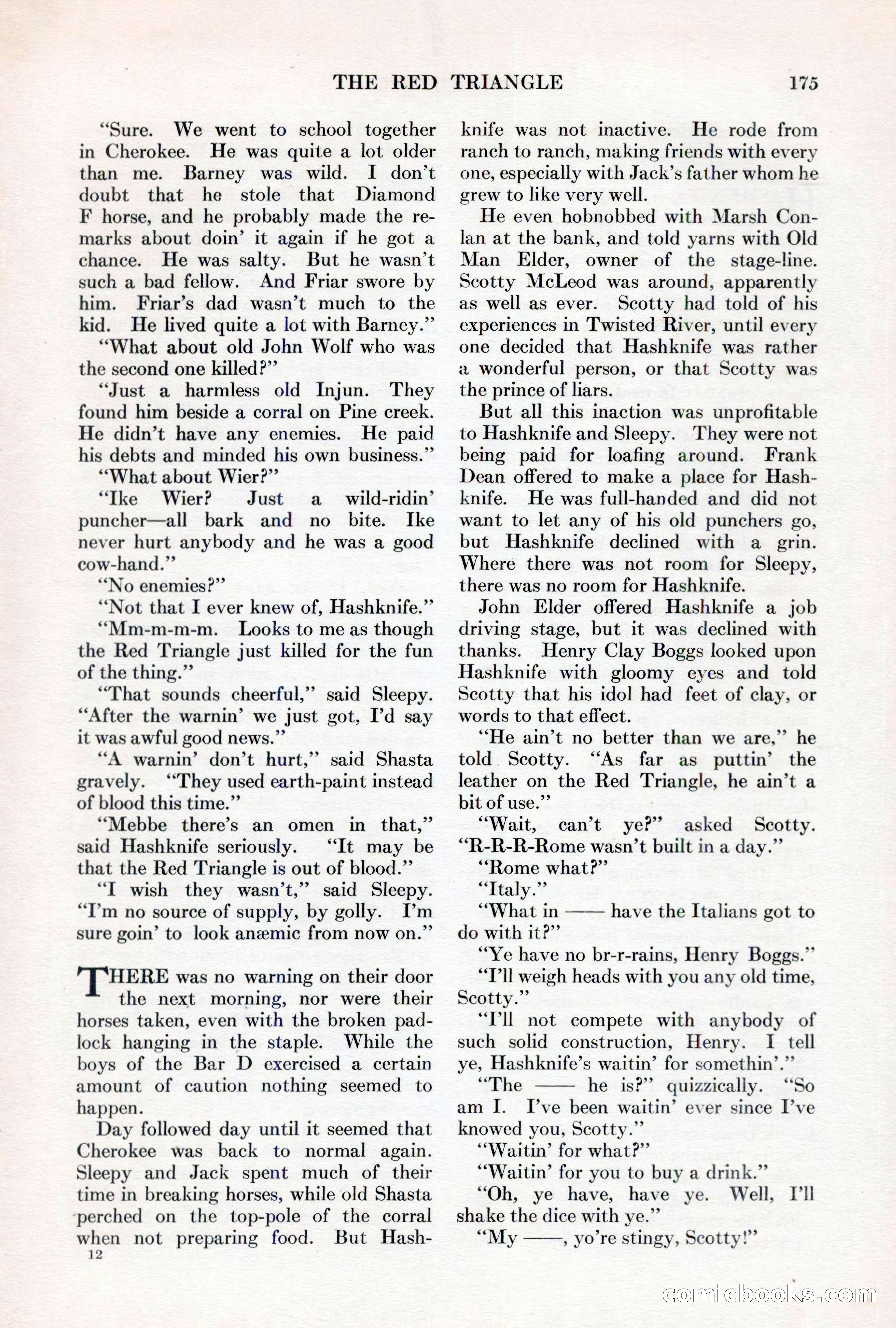 Adventure, March 1, 1927 — page 183 of 222