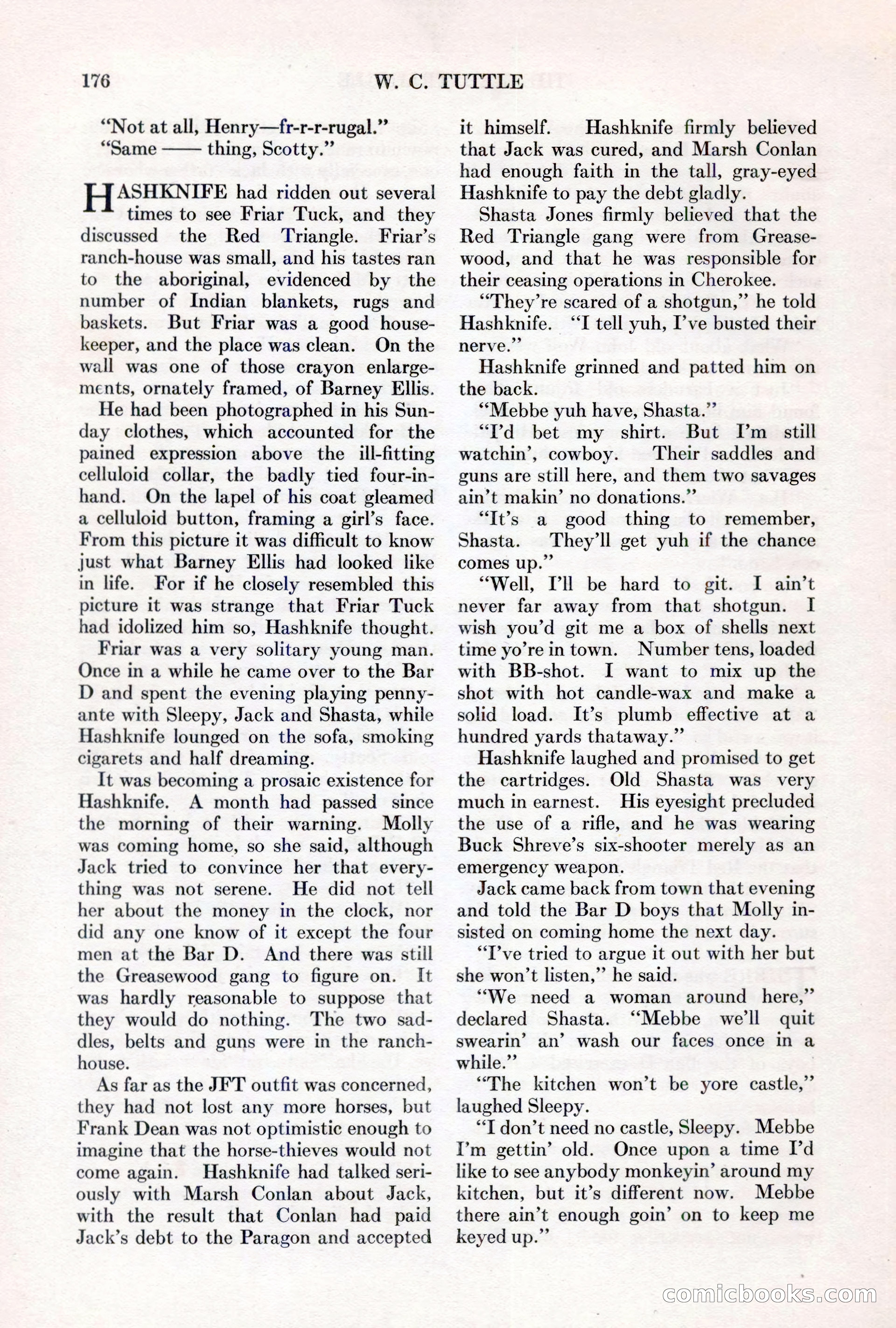 Adventure, March 1, 1927 — page 184 of 222