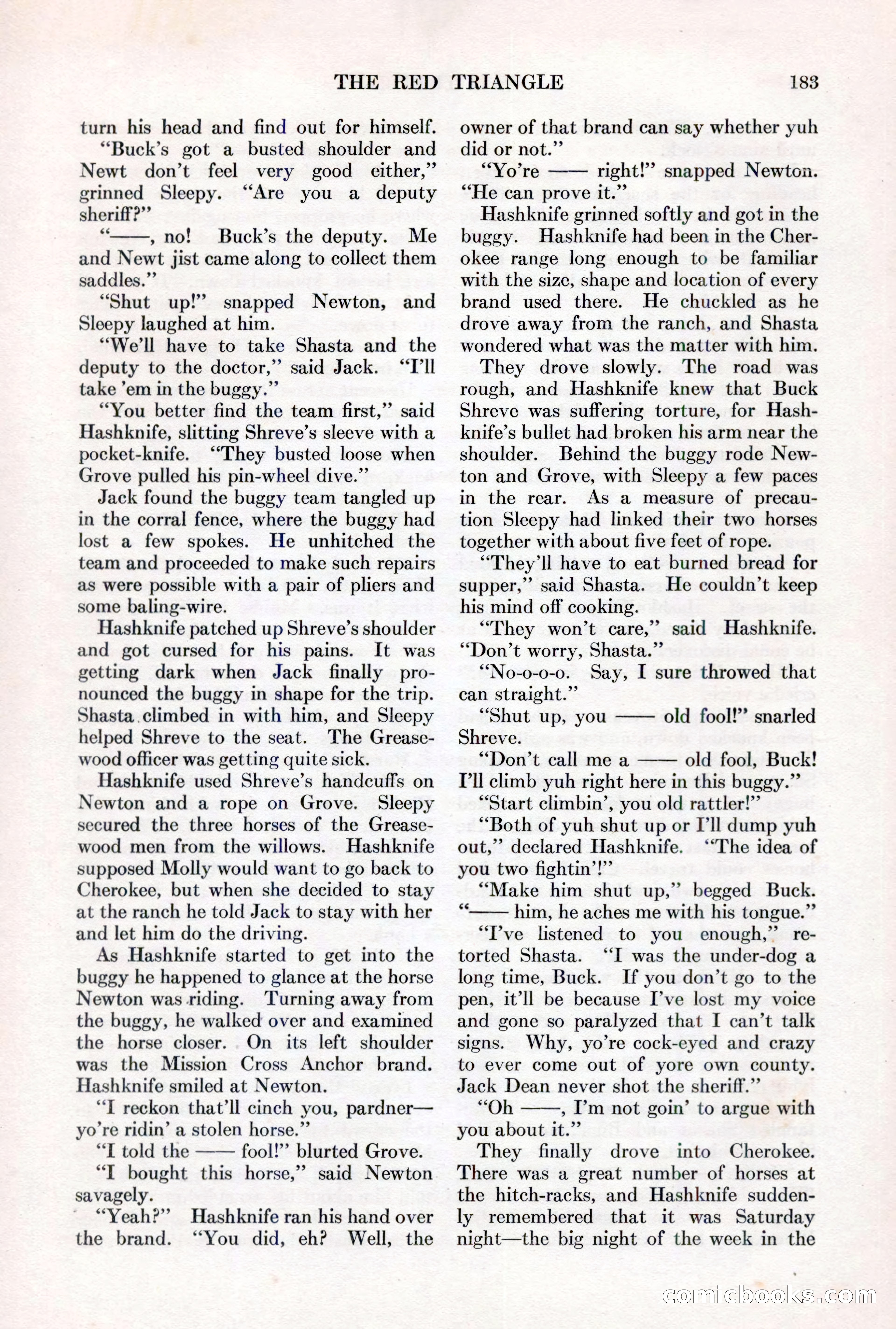 Adventure, March 1, 1927 — page 191 of 222