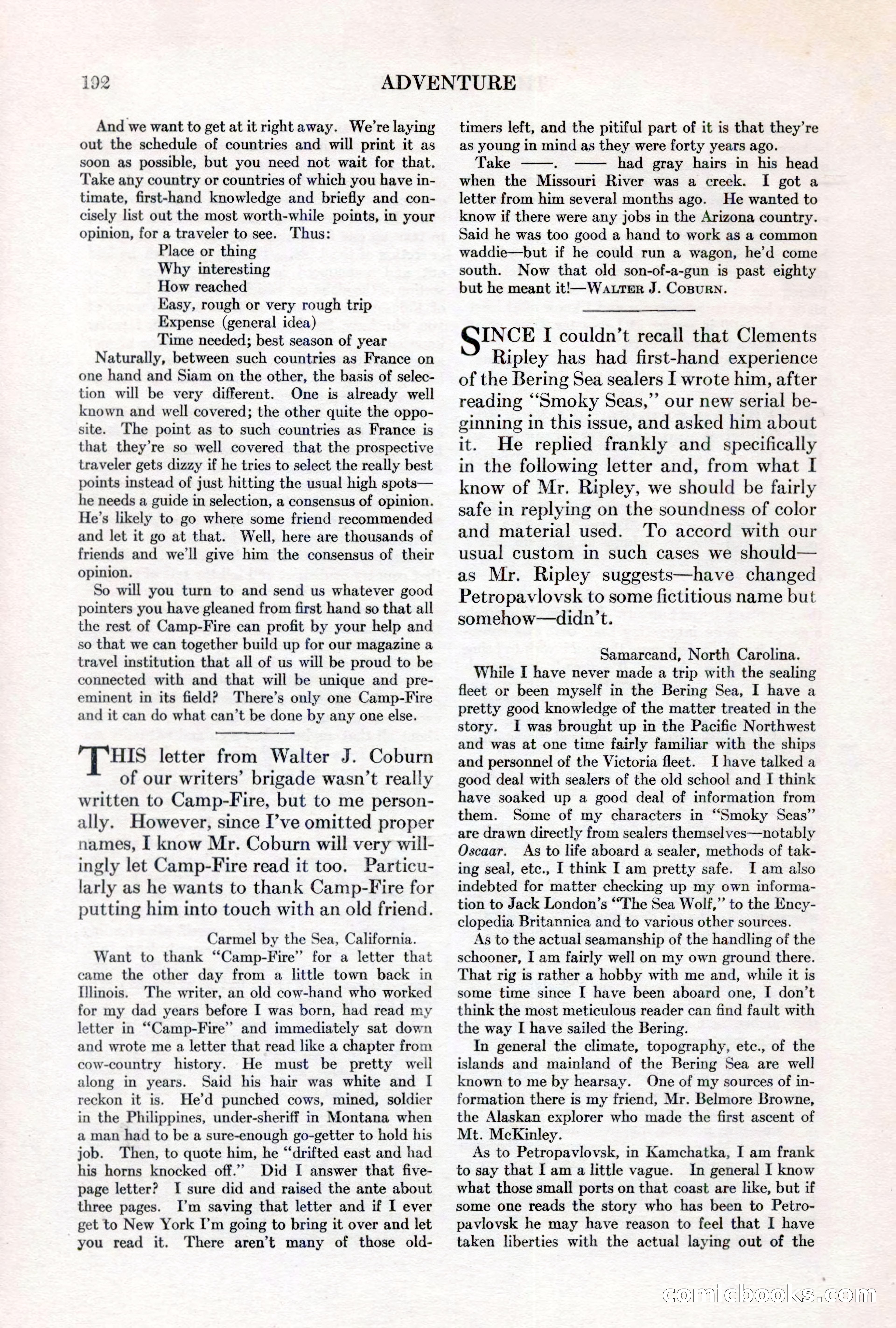 Adventure, March 1, 1927 — page 200 of 222
