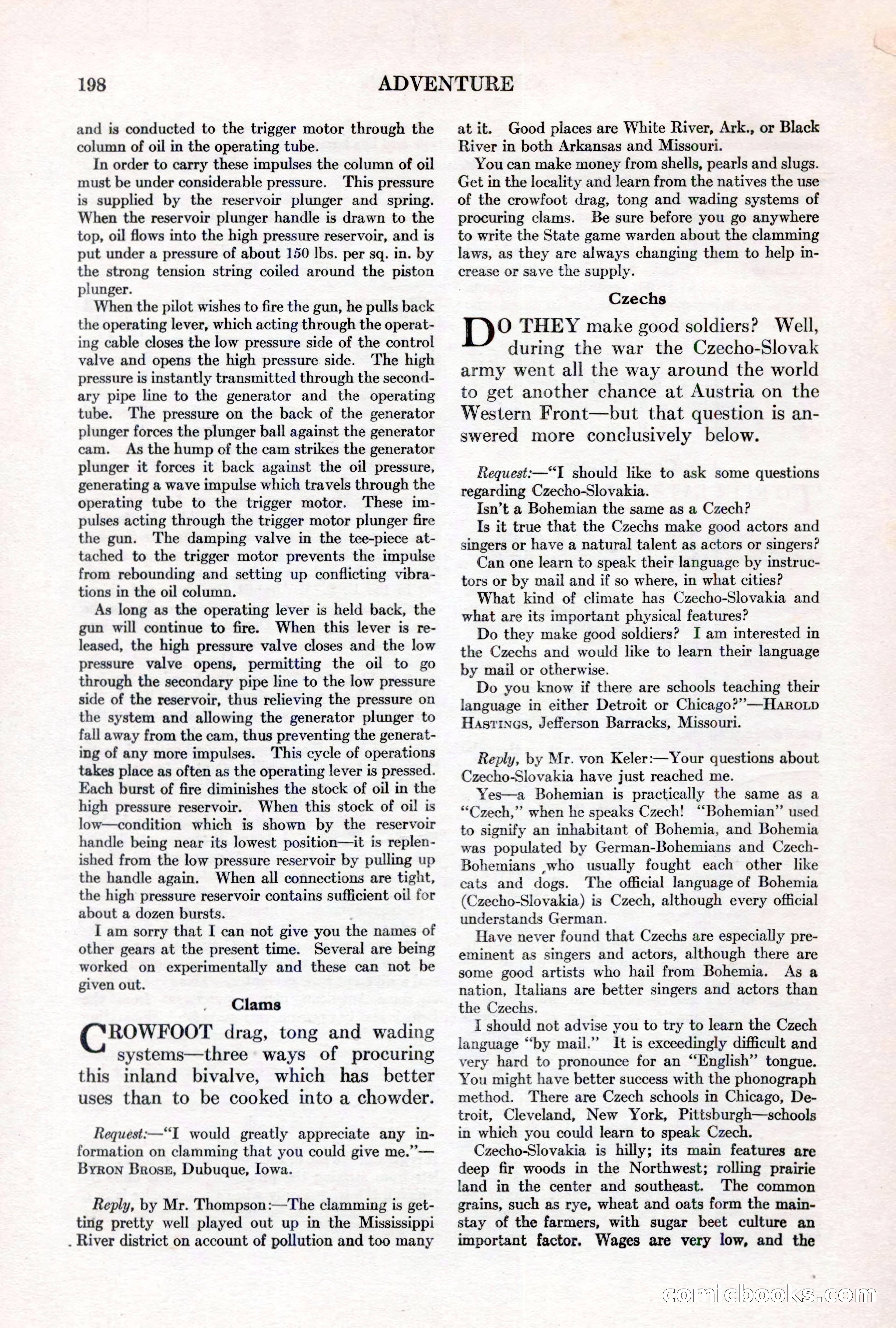 Adventure, March 1, 1927 — page 206 of 222