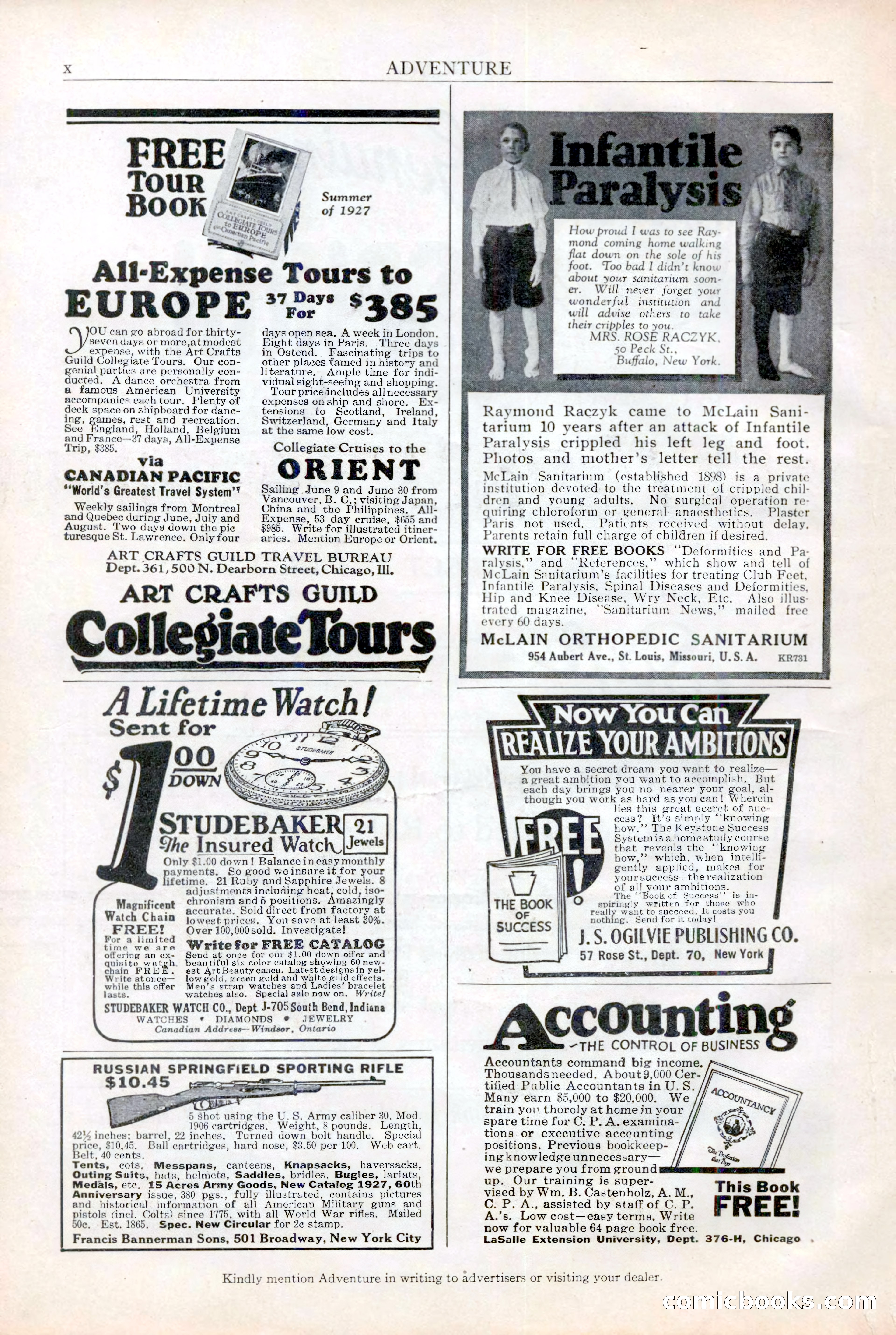 Adventure, March 1, 1927 — page 220 of 222