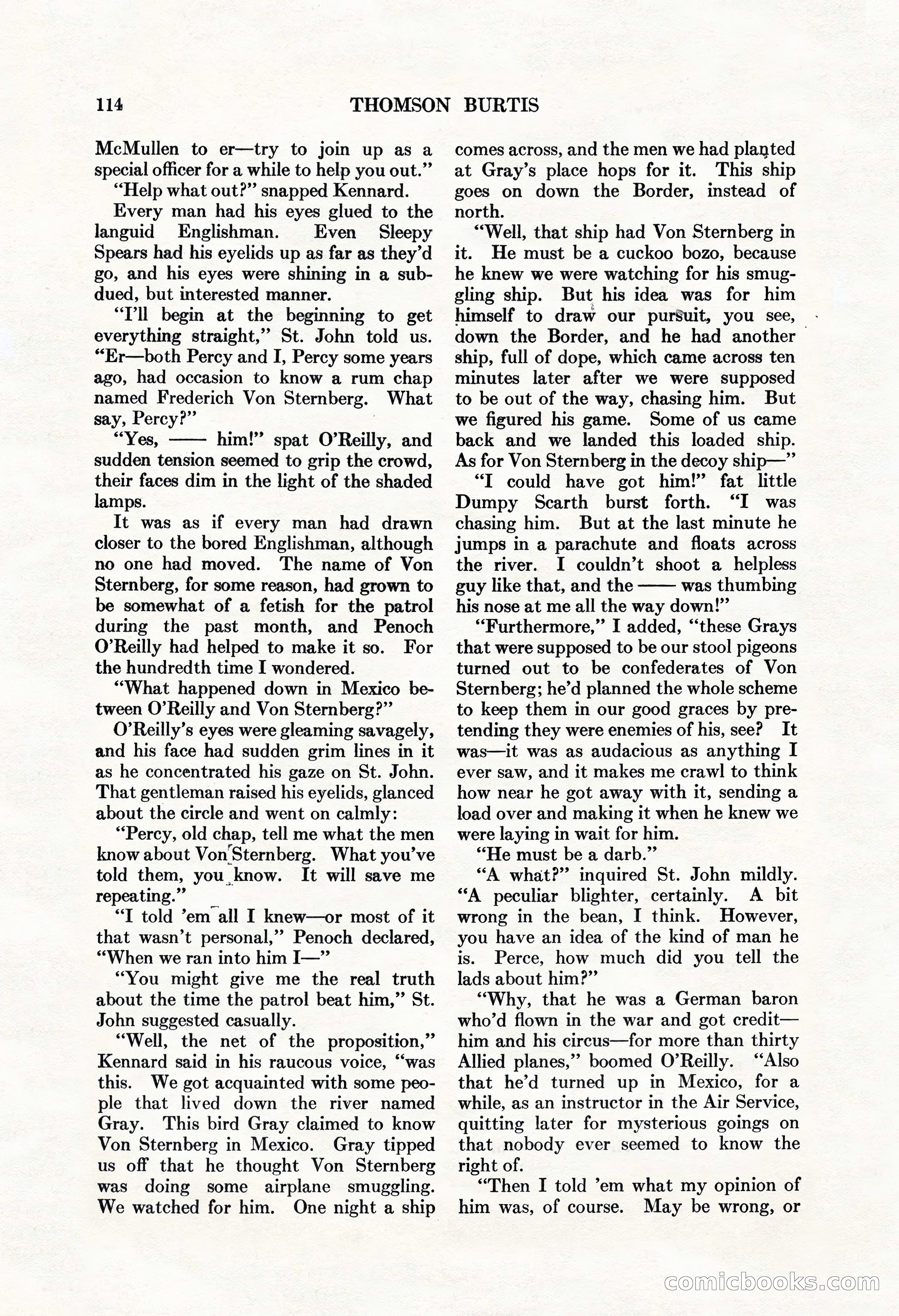 Adventure, June 1, 1927 — page 116 of 206