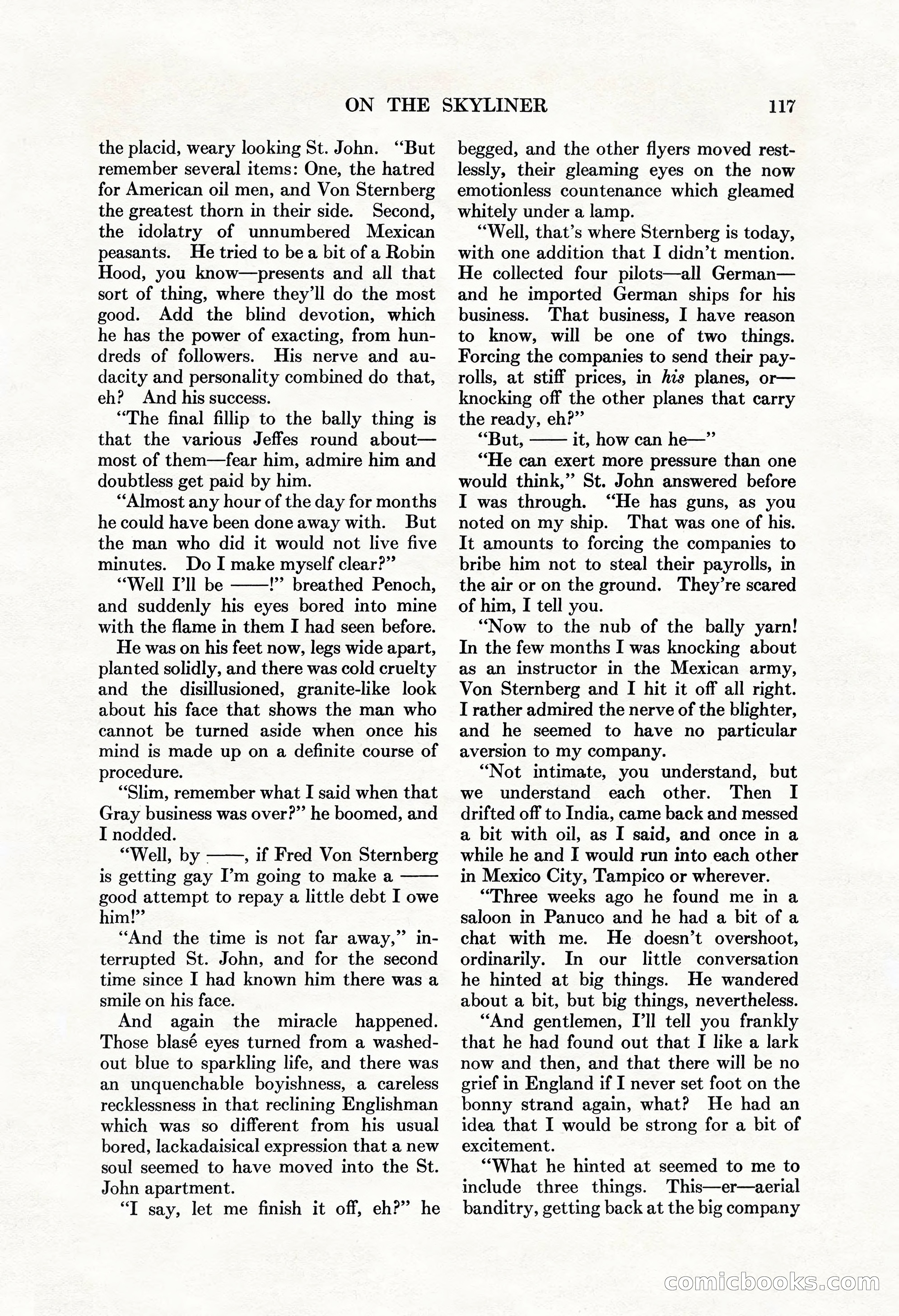Adventure, June 1, 1927 — page 119 of 206