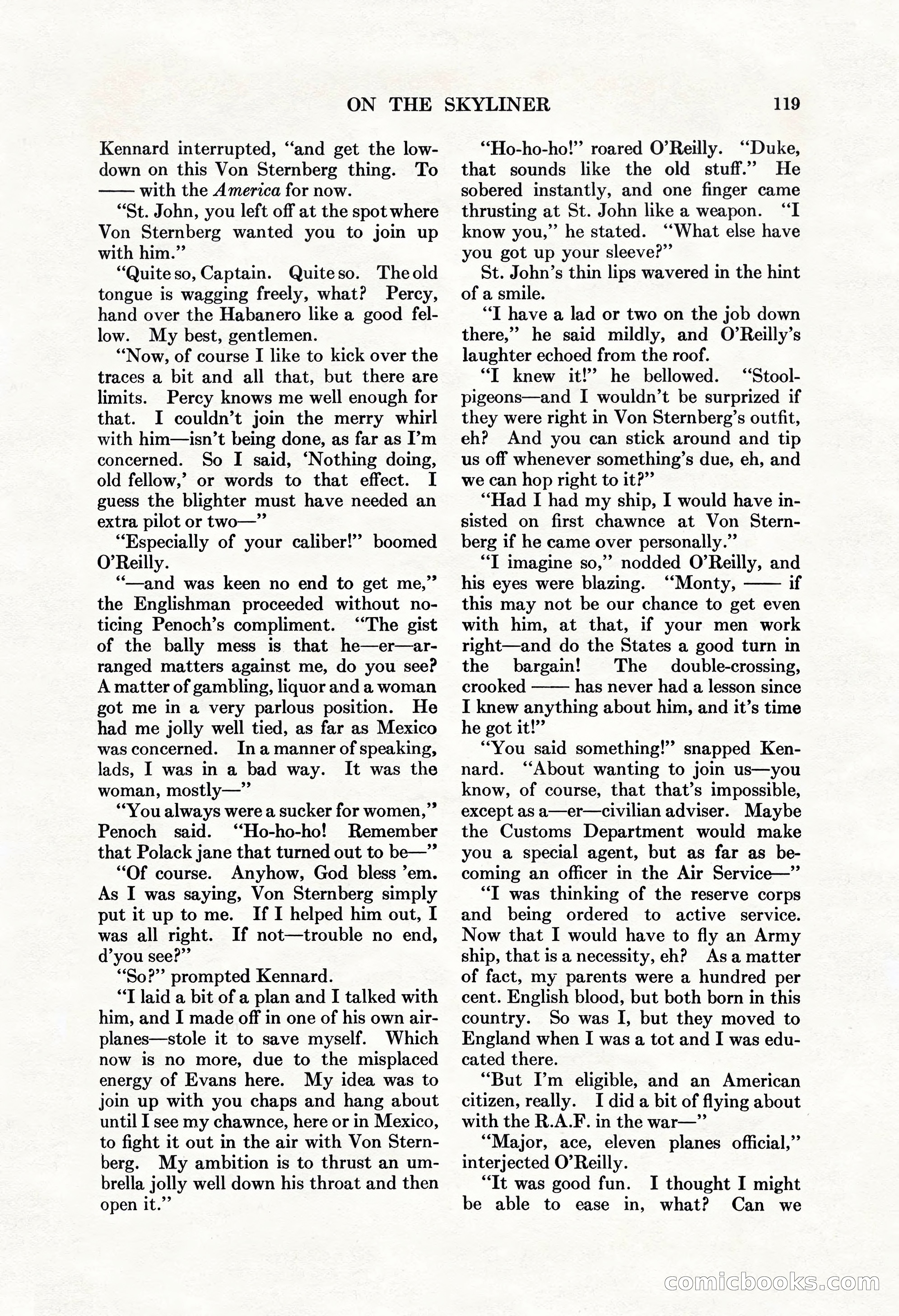 Adventure, June 1, 1927 — page 121 of 206