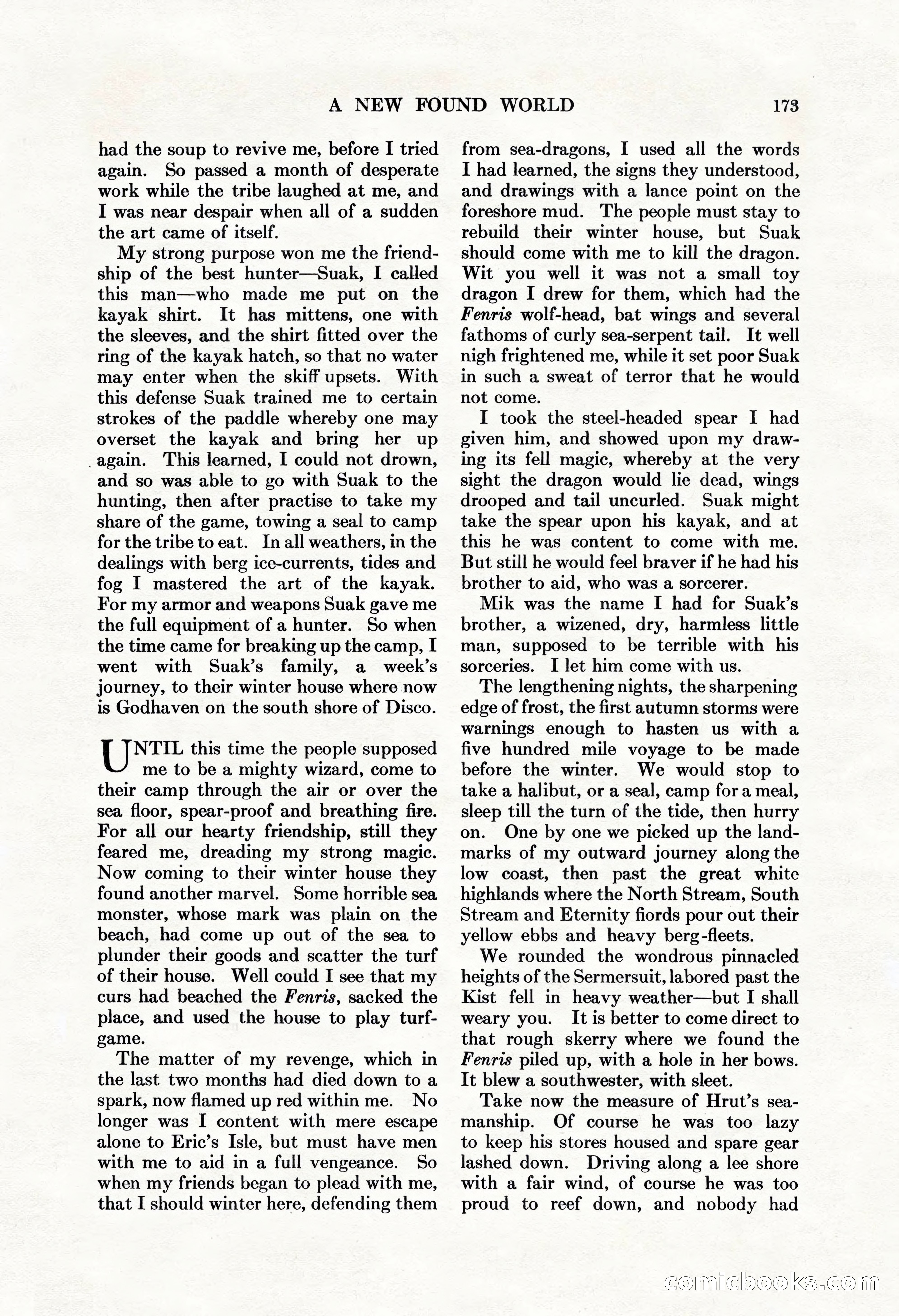 Adventure, June 1, 1927 — page 175 of 206