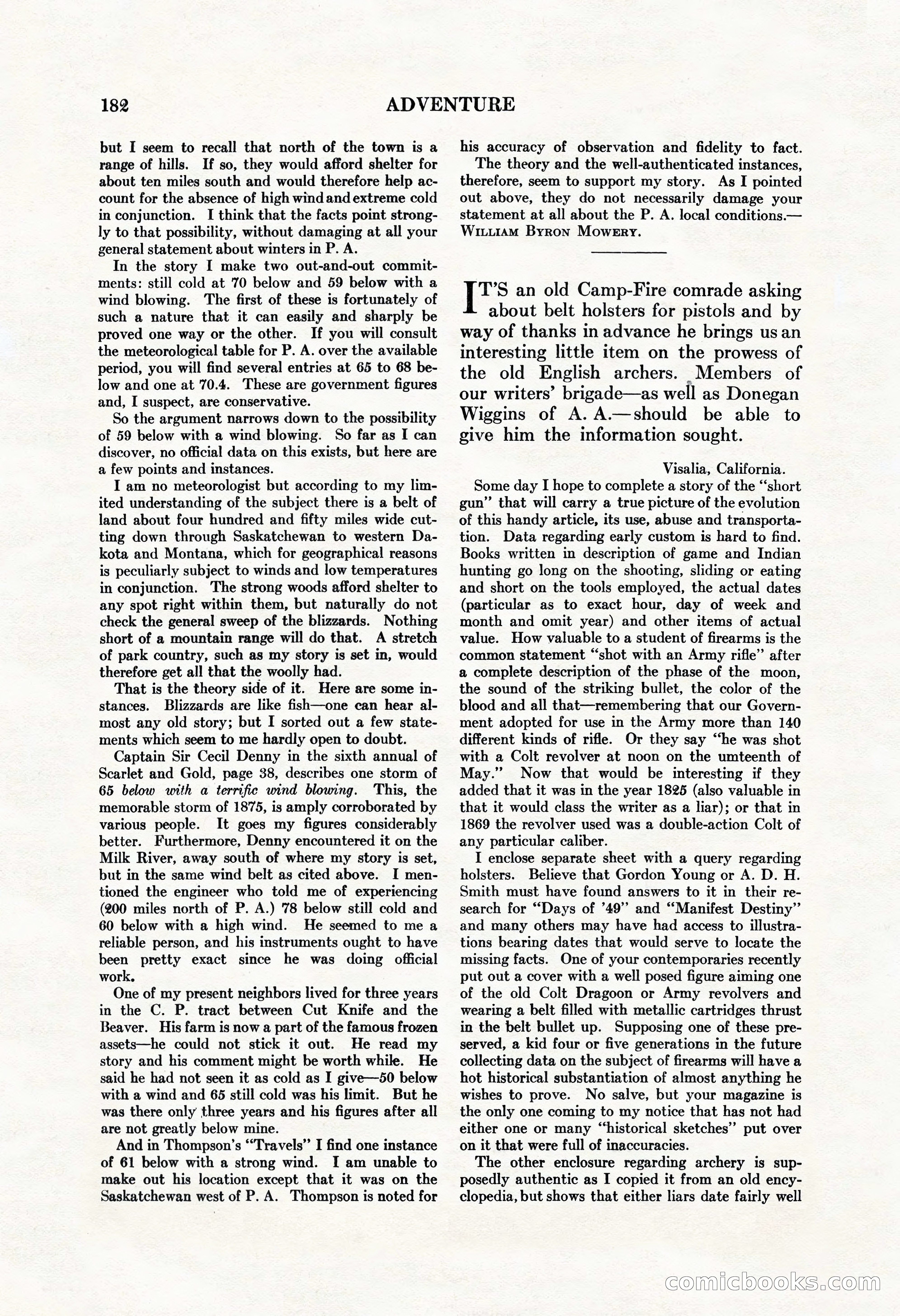Adventure, June 1, 1927 — page 184 of 206