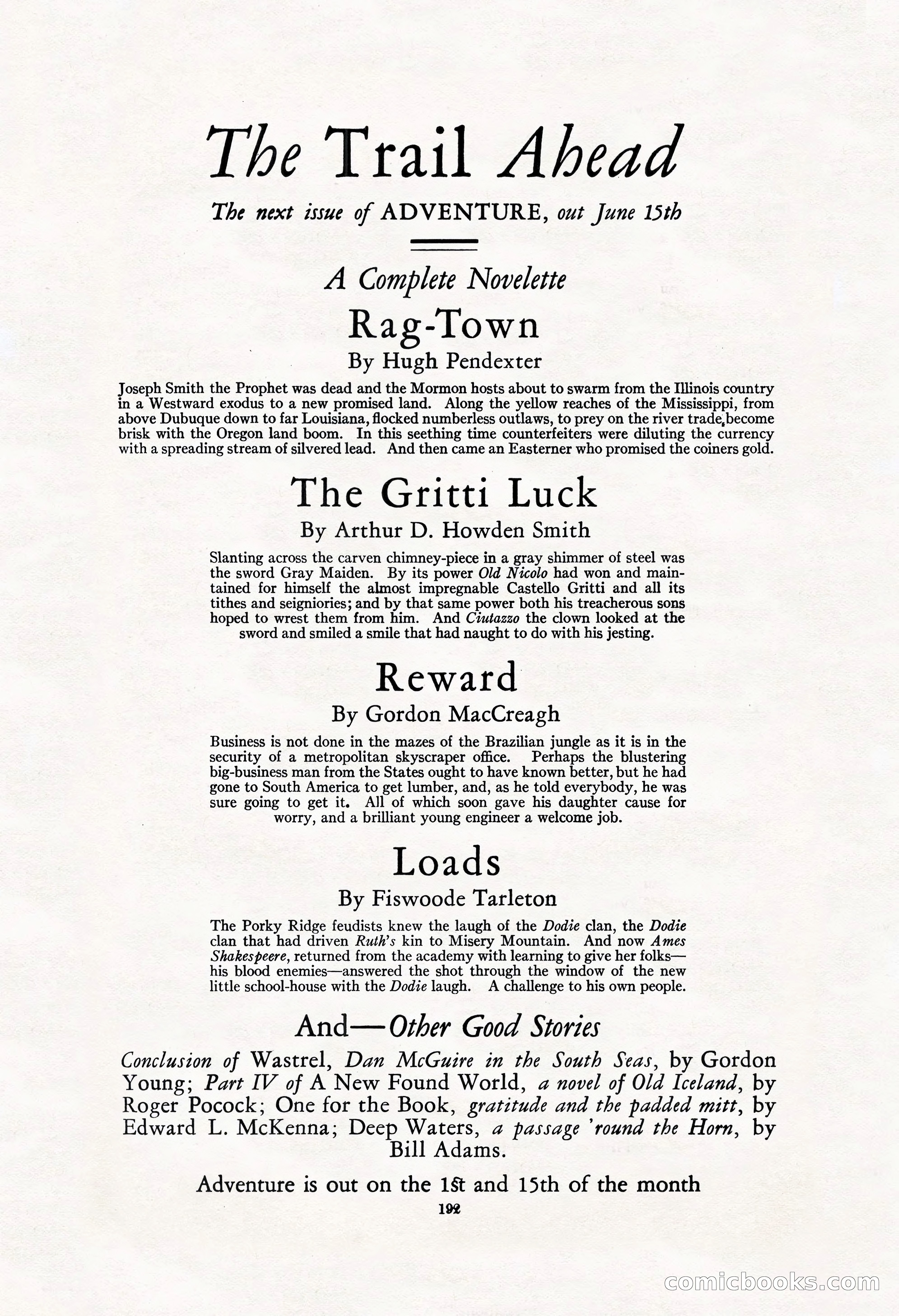 Adventure, June 1, 1927 — page 194 of 206