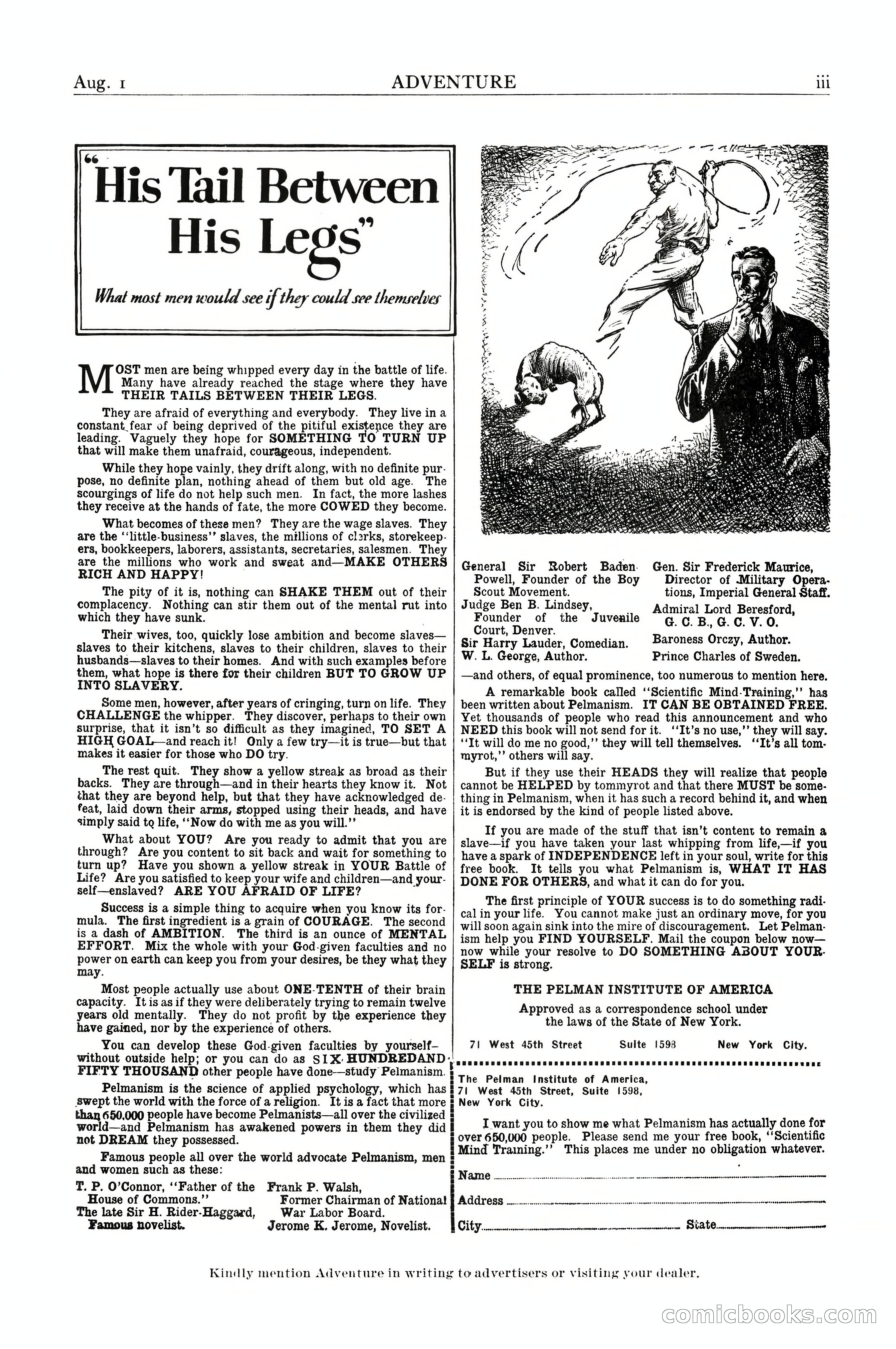 Adventure Magazine, August 1, 1927 — page 5 of 206