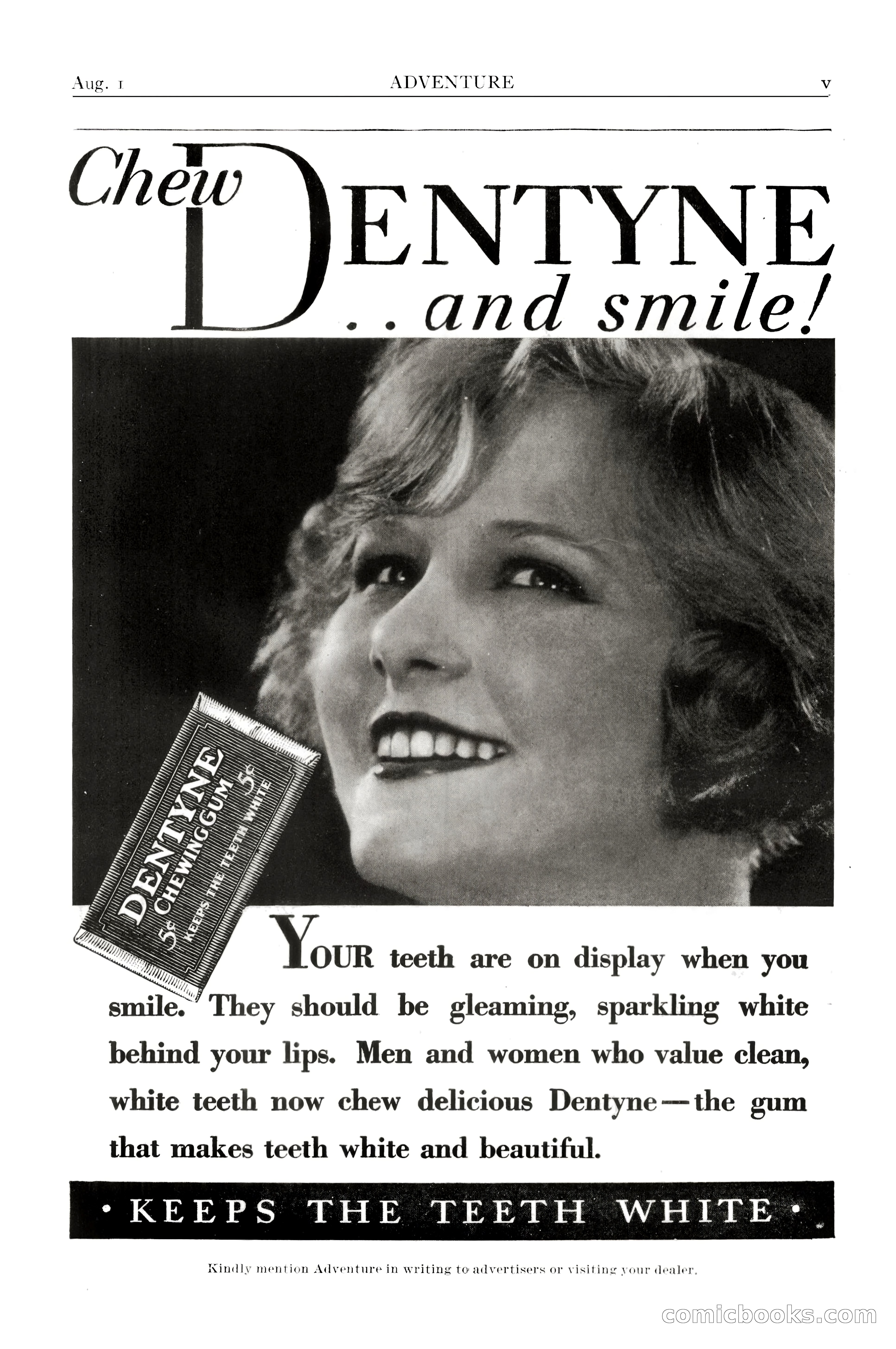 Adventure Magazine, August 1, 1927 — page 7 of 206