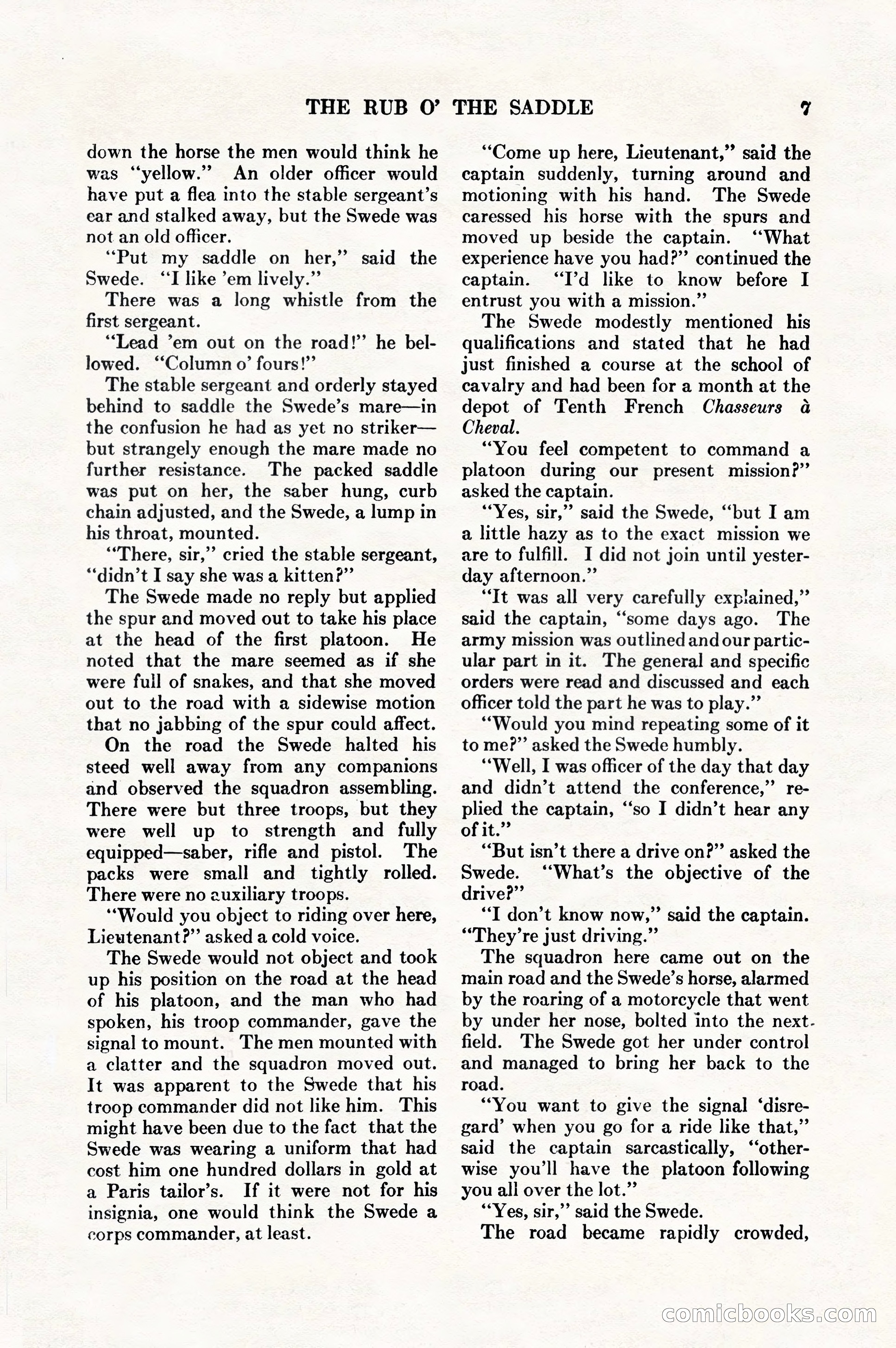 Adventure Magazine, August 1, 1927 — page 19 of 206
