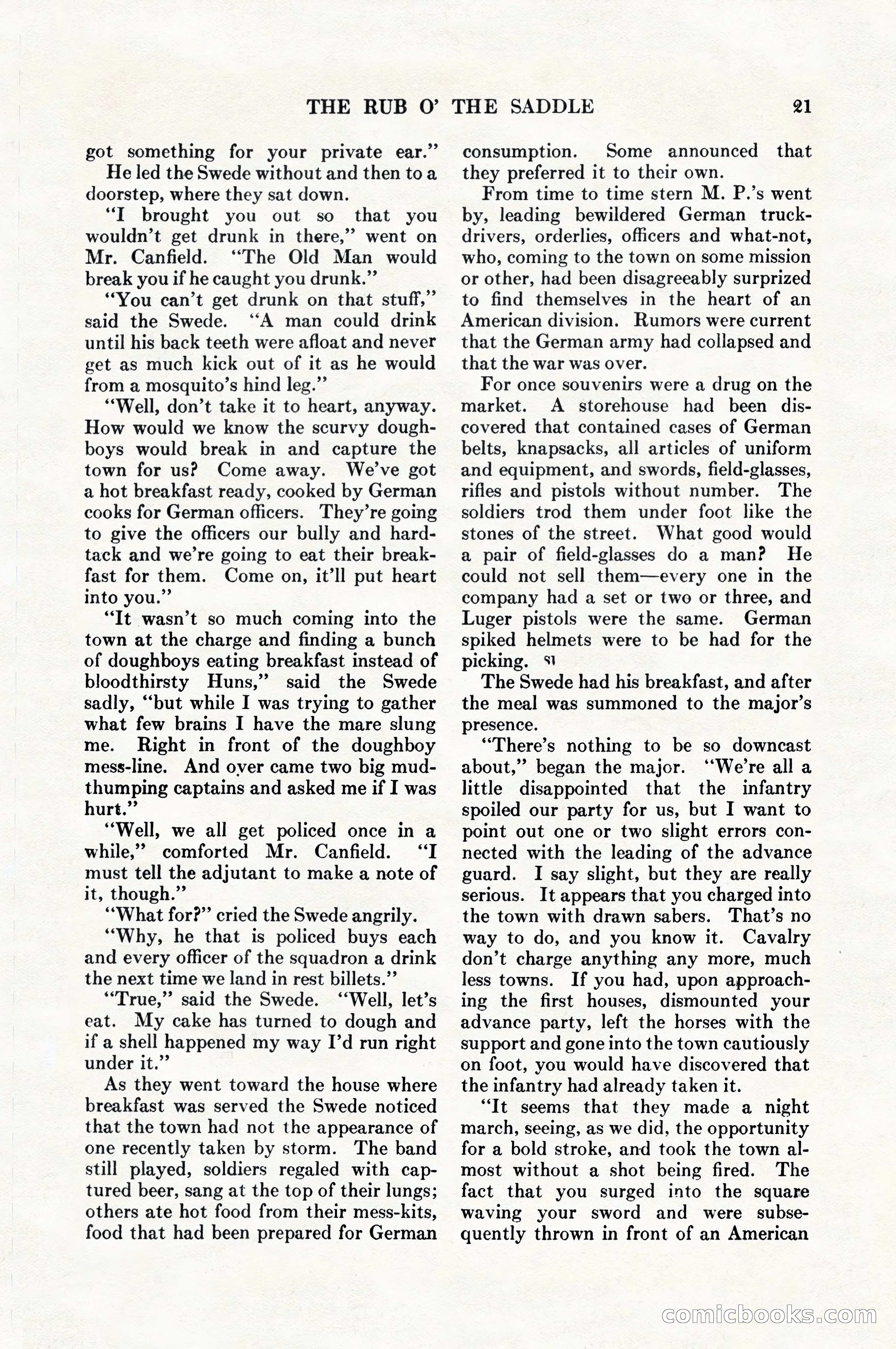 Adventure Magazine, August 1, 1927 — page 33 of 206