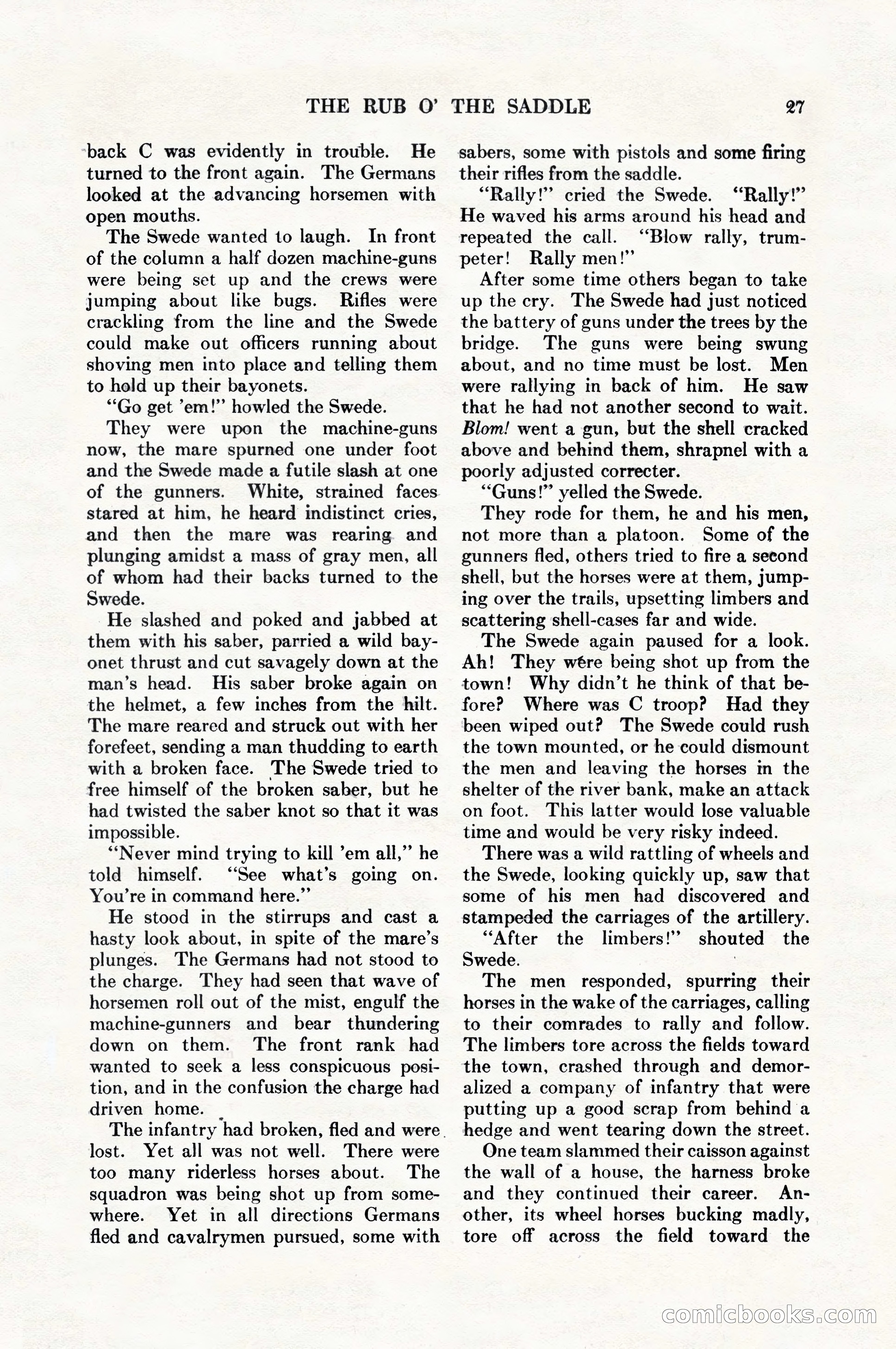 Adventure Magazine, August 1, 1927 — page 39 of 206