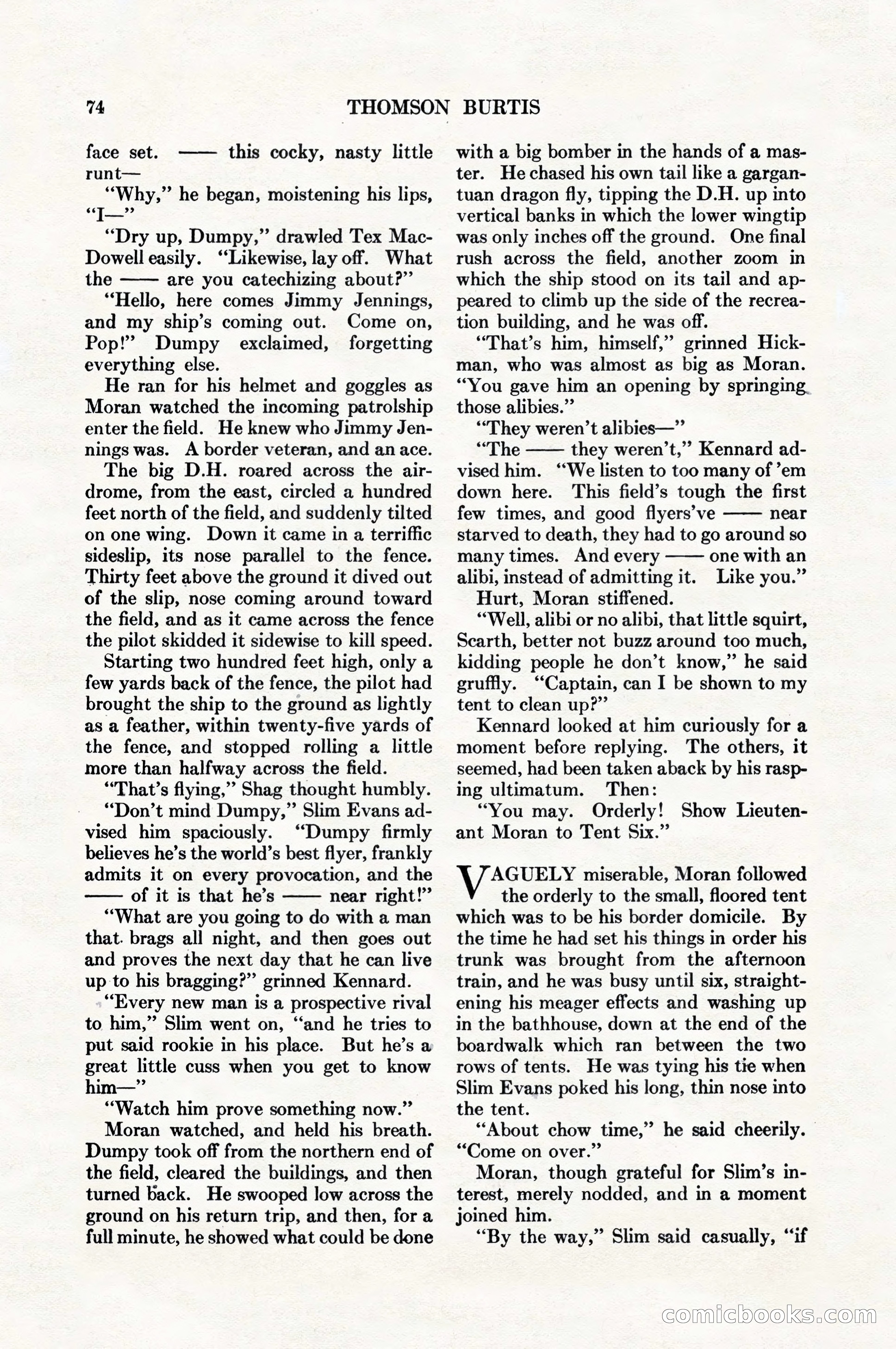 Adventure Magazine, August 1, 1927 — page 86 of 206