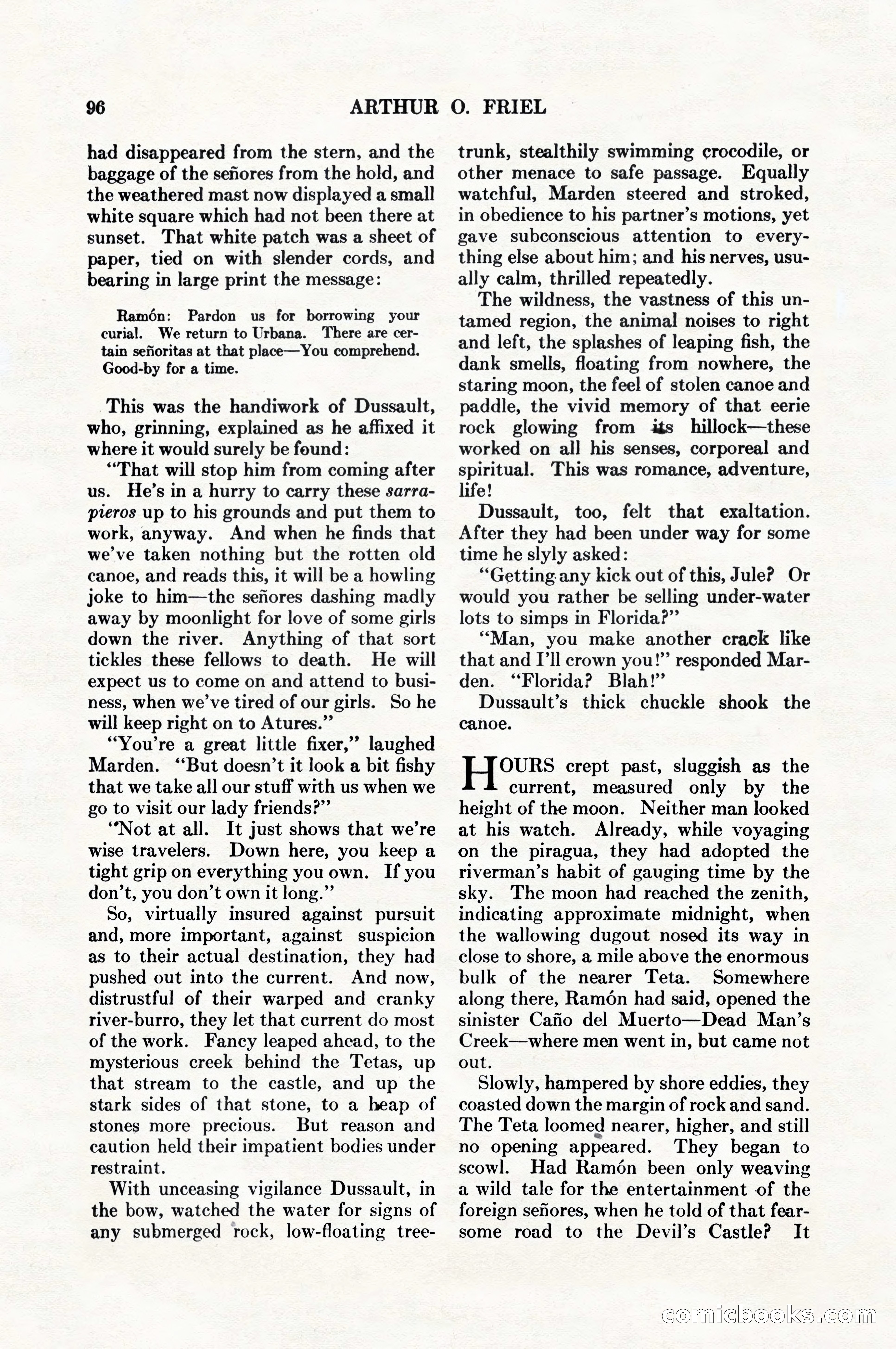 Adventure Magazine, August 1, 1927 — page 108 of 206